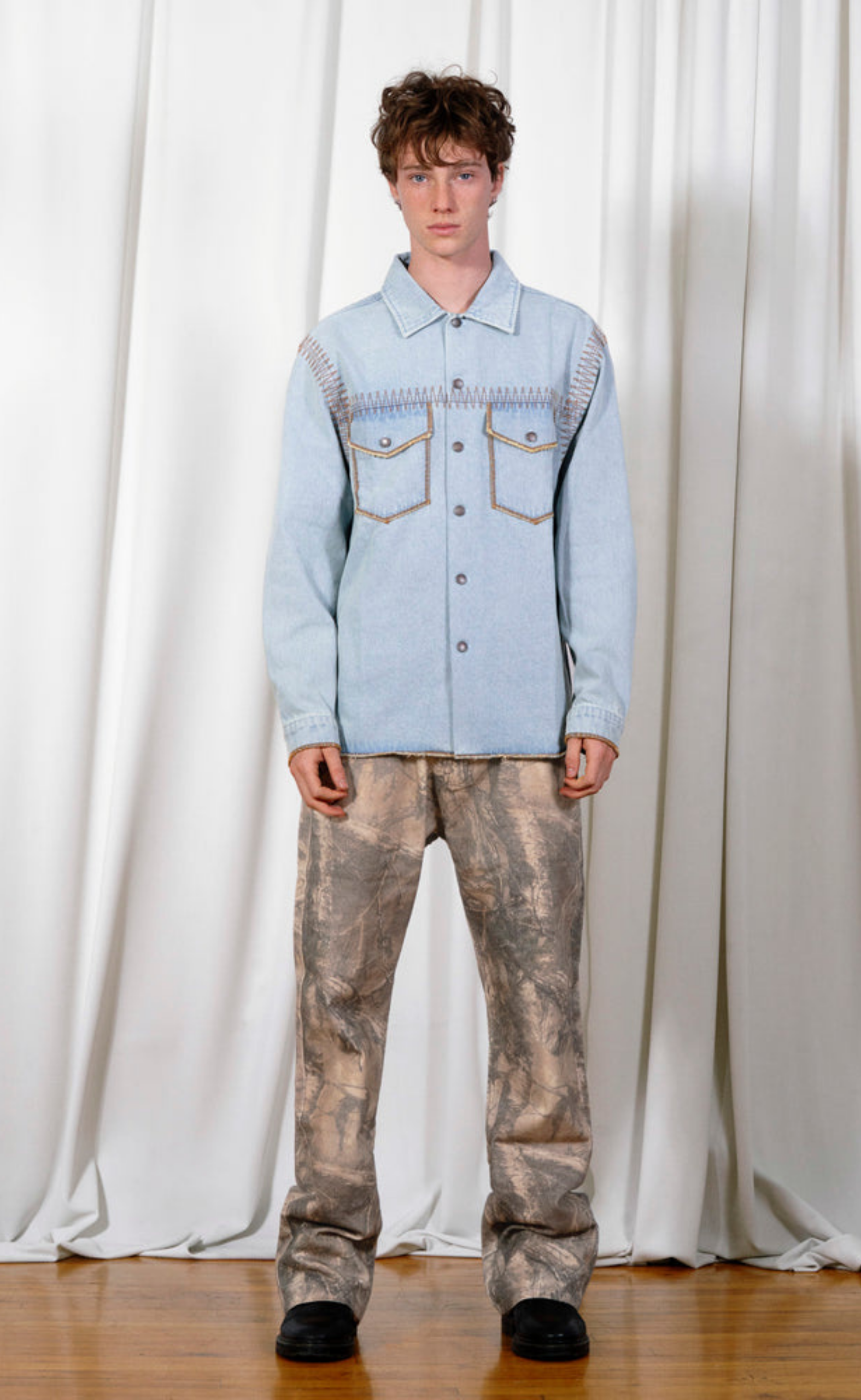 HENDRIX FLARE BROWN JEANS