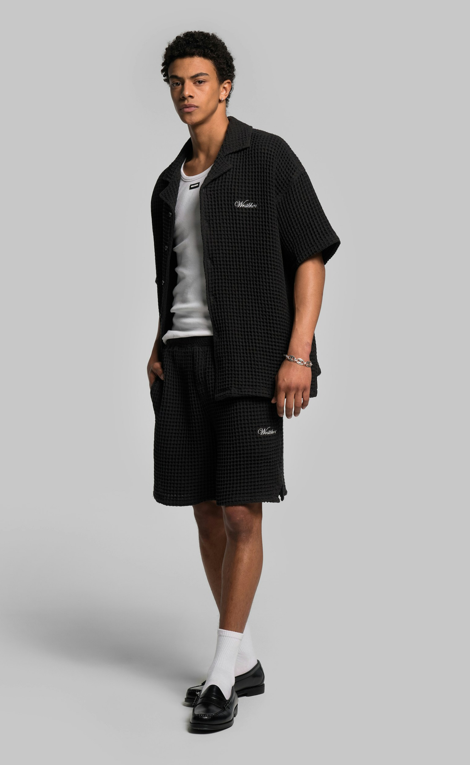 WAFA RESORT JET BLACK SHIRT