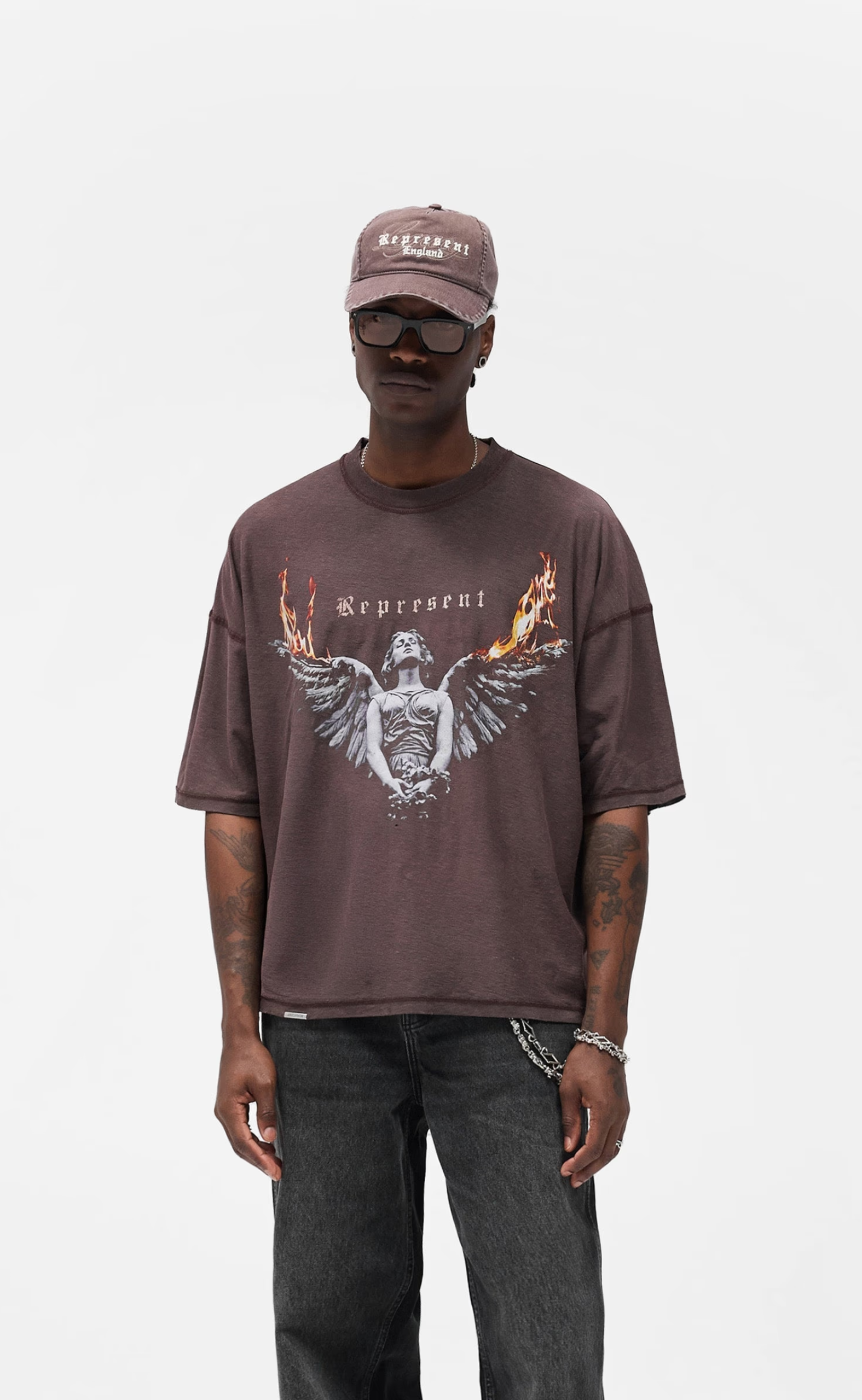 REPRESENT LIVING LEGACY NERO T-SHIRT