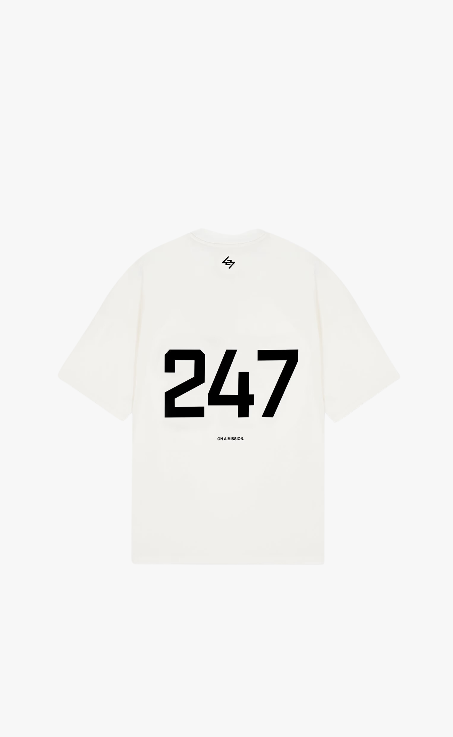 247 OVERSIZED FLAT WHITE T-SHIRT