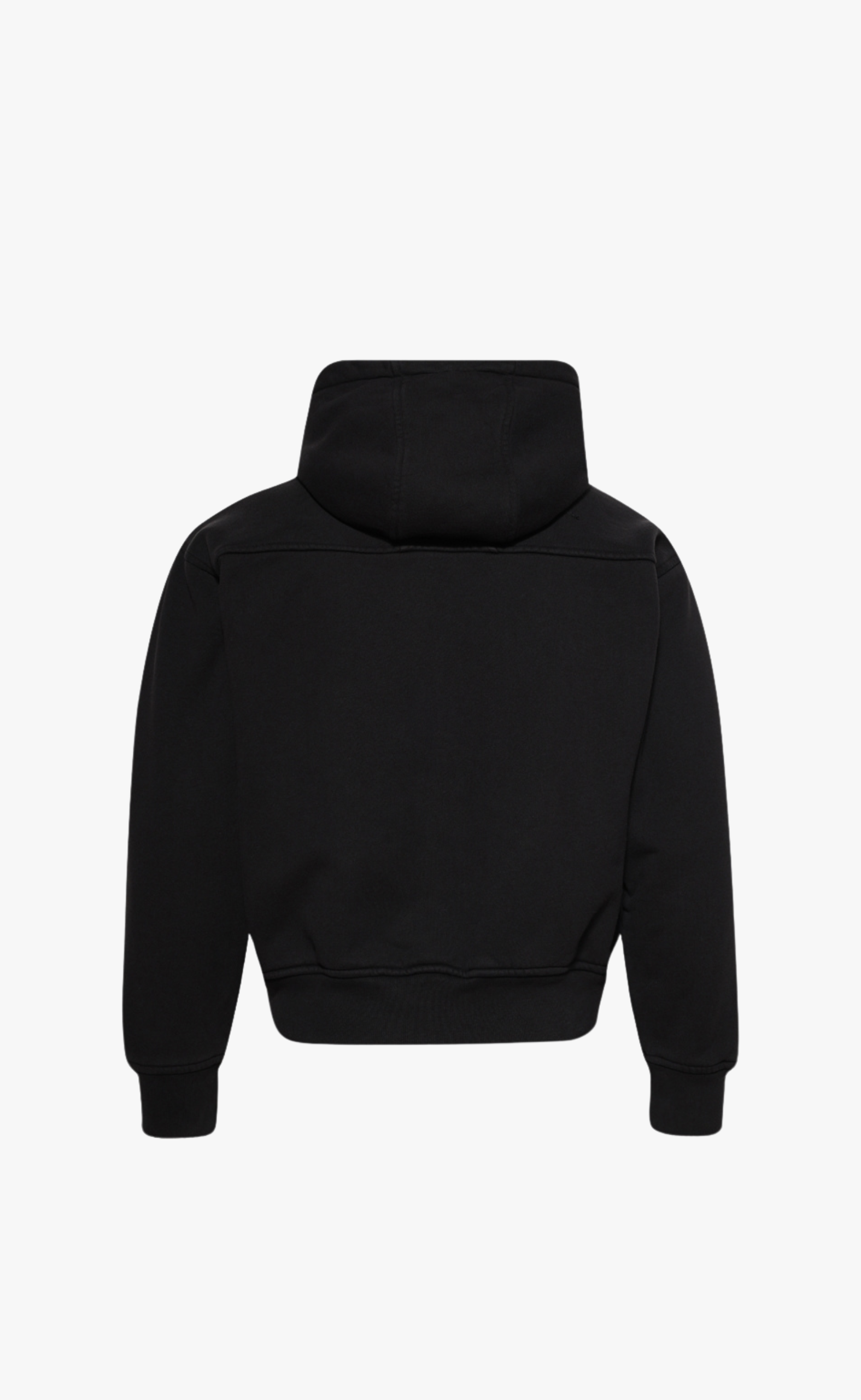 CLASSIQUE ZIP UP BLACK HOODIE
