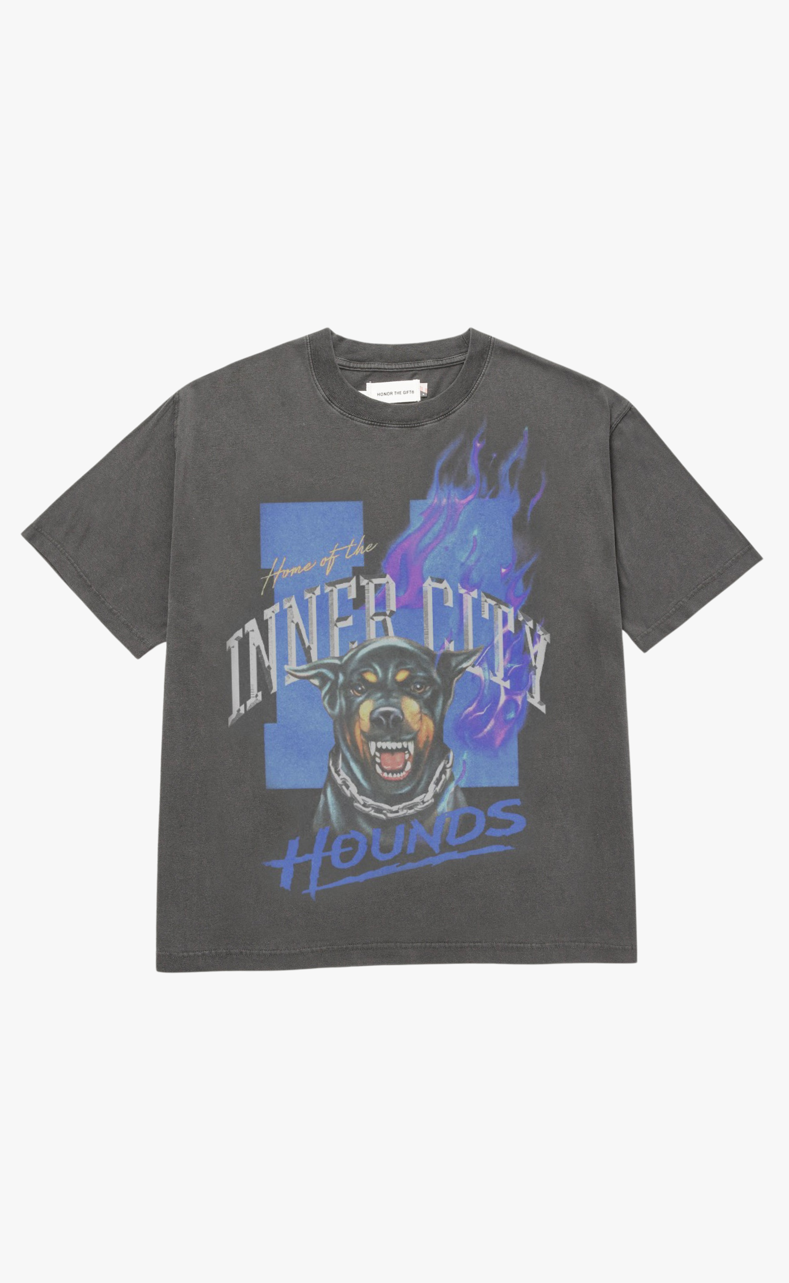 INNER CITY HOUNDS BLACK T-SHIRT