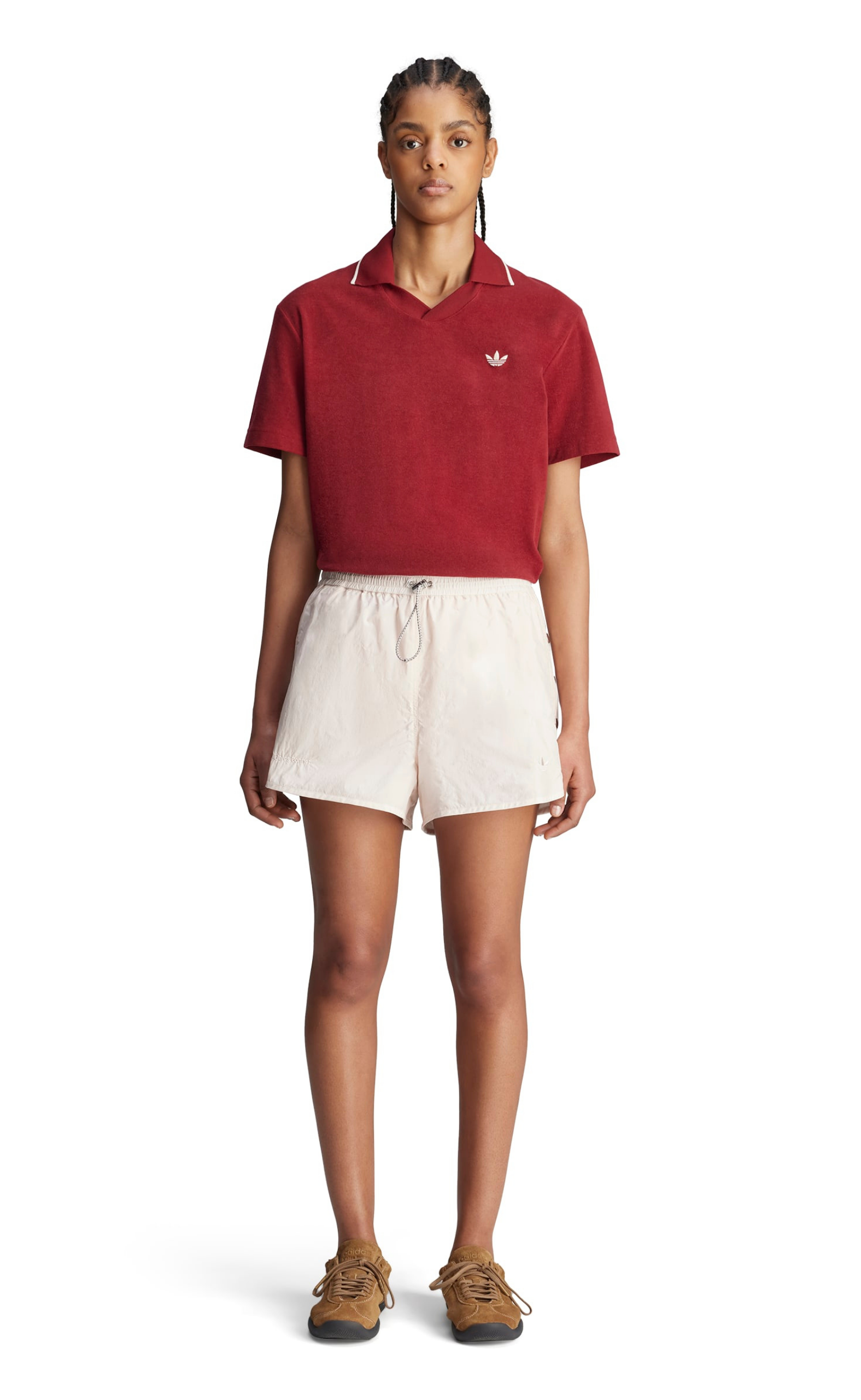 WB TERRY COLLEGIATE BURGUNDY POLO