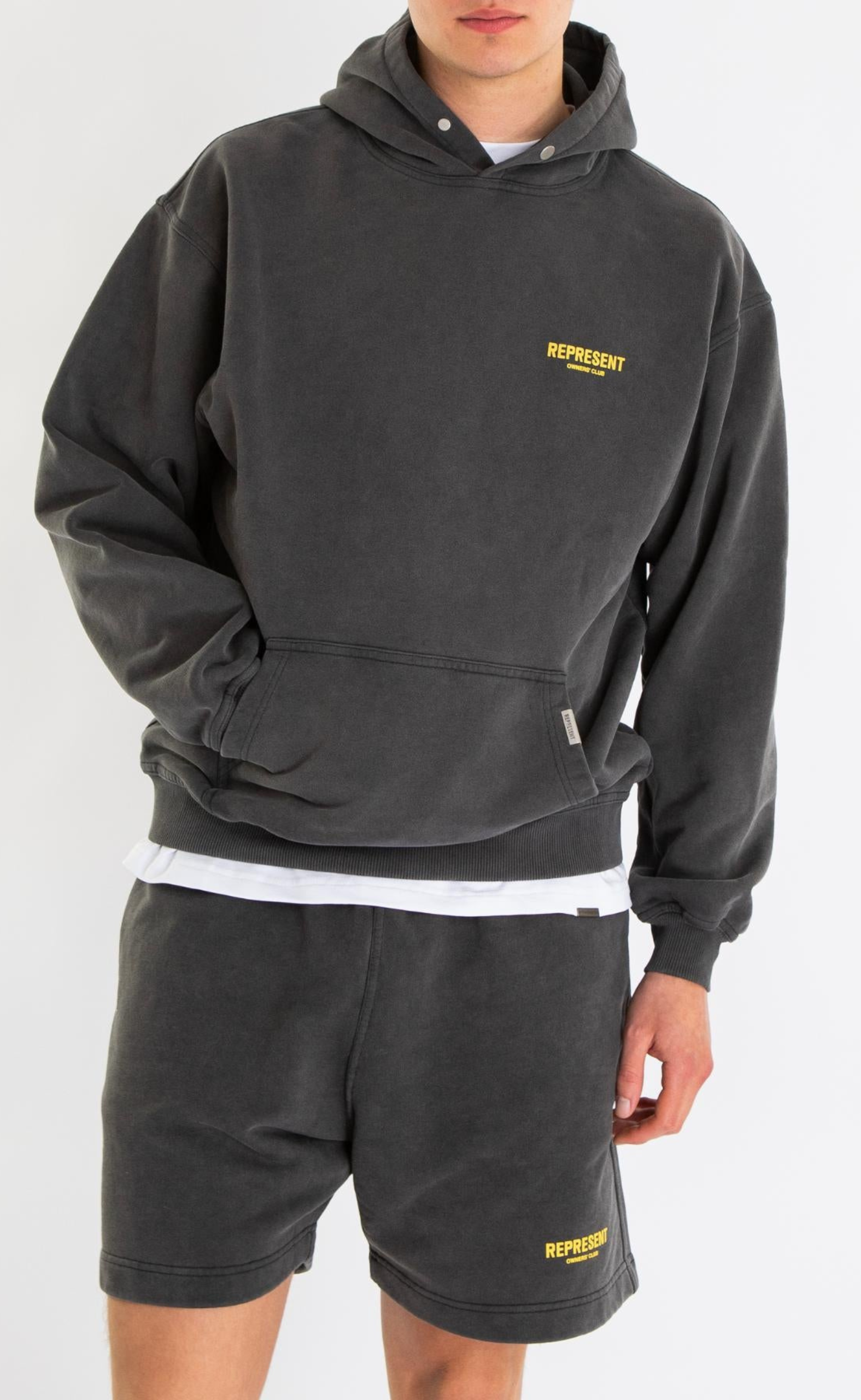 OWNERS CLUB V.GREY YELLOW HOODIE