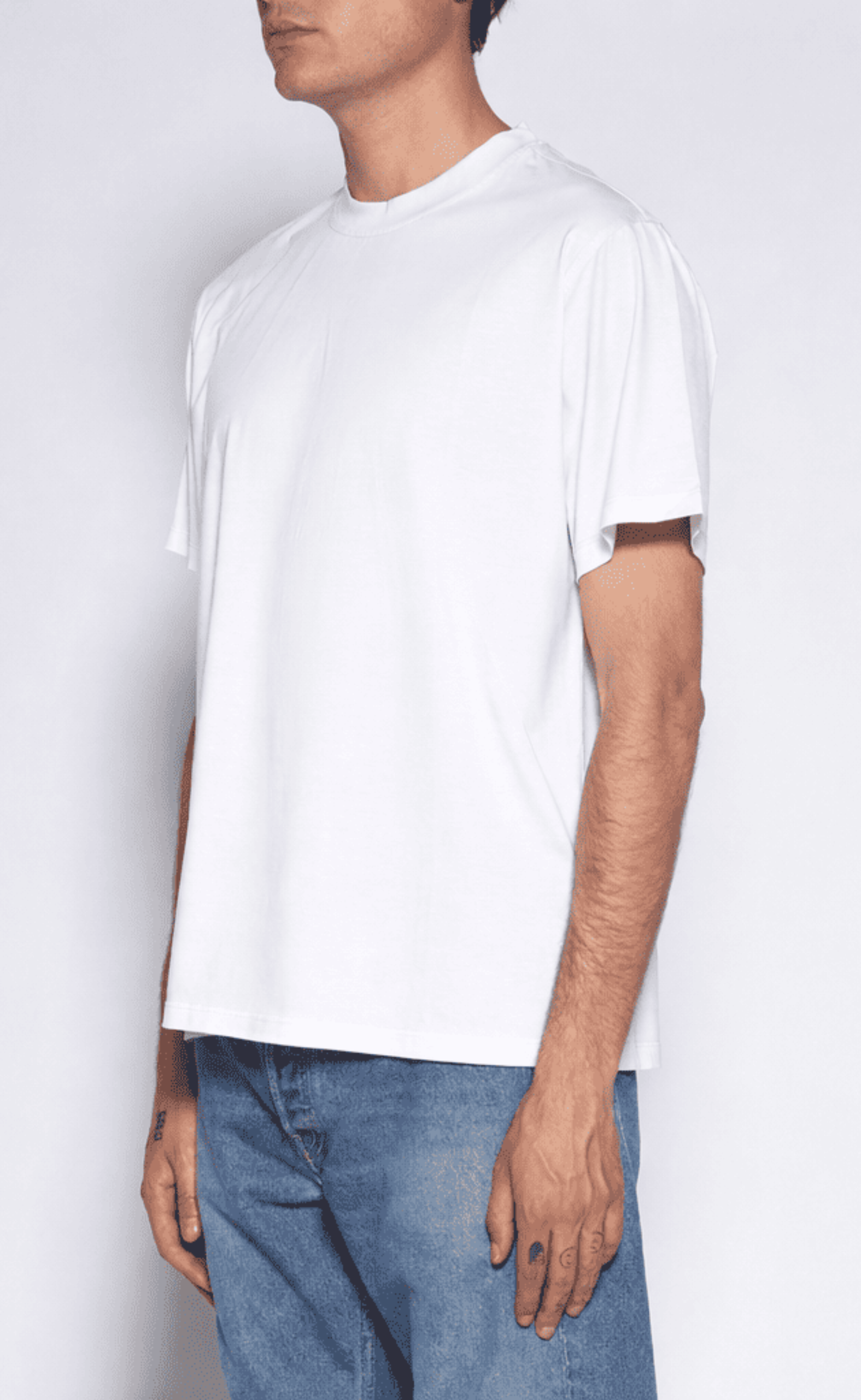 REGULAR COTTON WHITE T-SHIRT