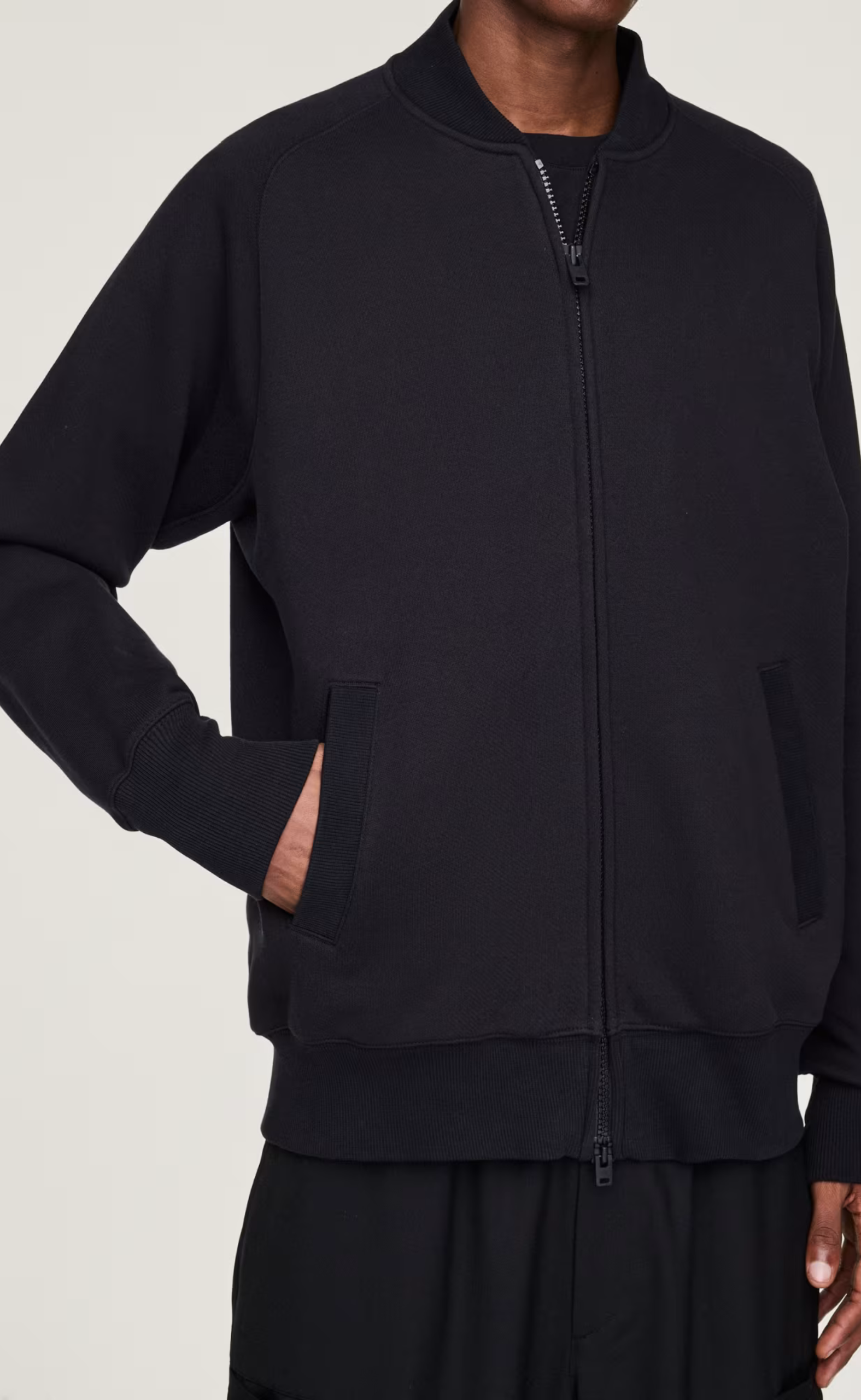 M TRACK TOP BLACK JACKET