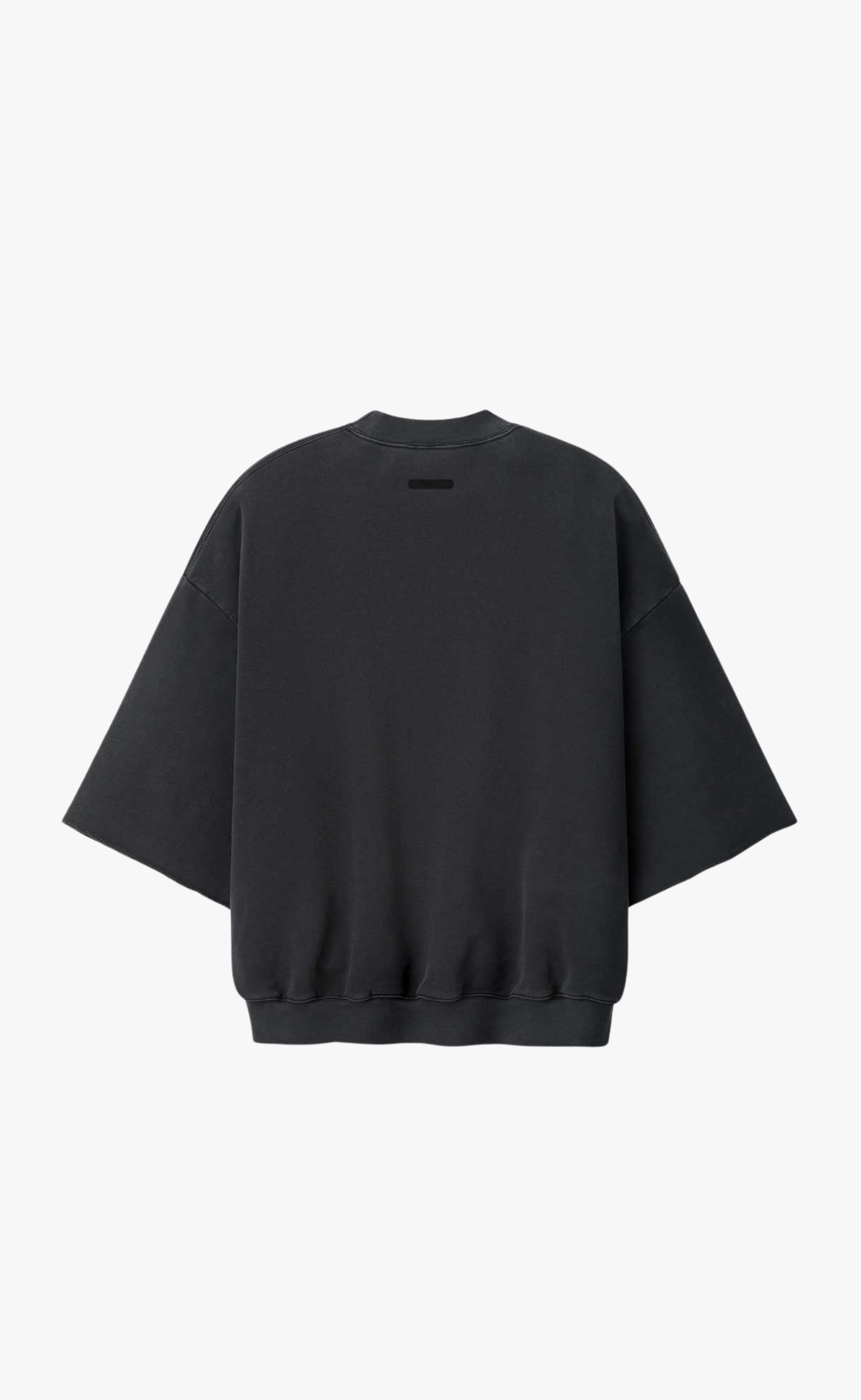 3/4 SLEEVE WASHED IRON GREY T-SHIRT