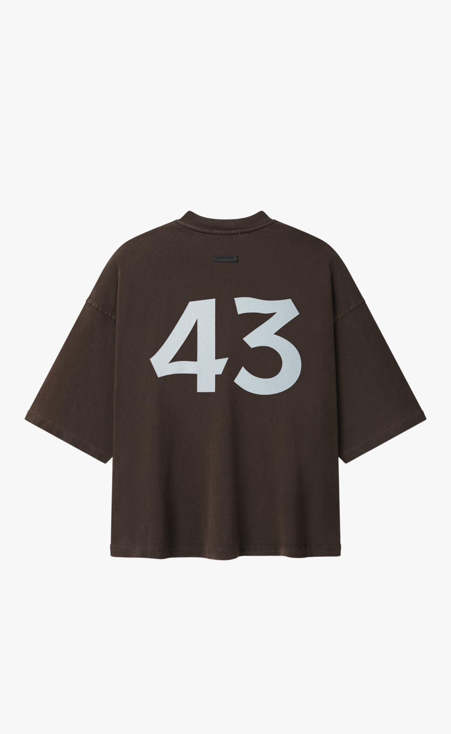FEAR OF GOD 43 DARK BROWN T-SHIRT