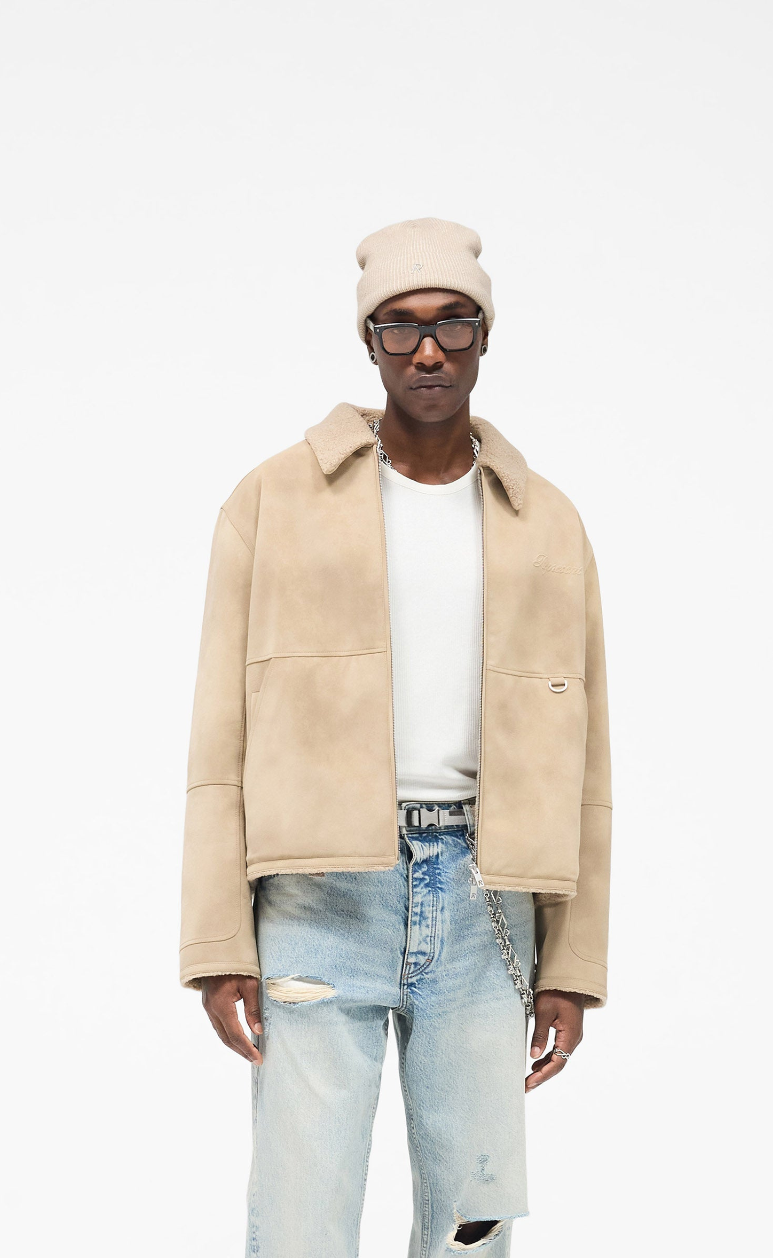 SHEARLING CAFE JACKET