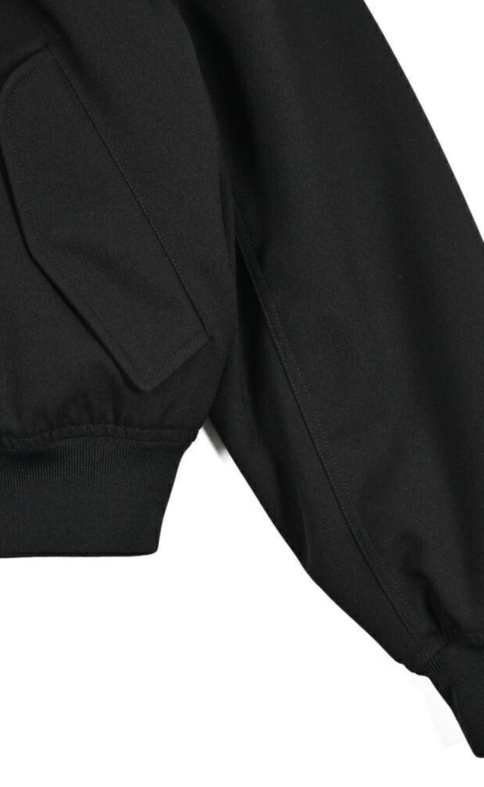 PADDED BOMBER BLACK JACKET