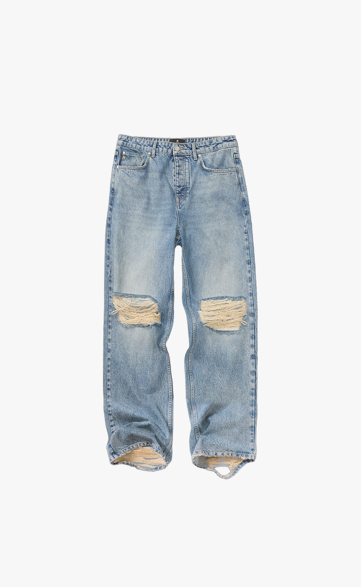 R3 BAGGY MOSS BLUE JEANS
