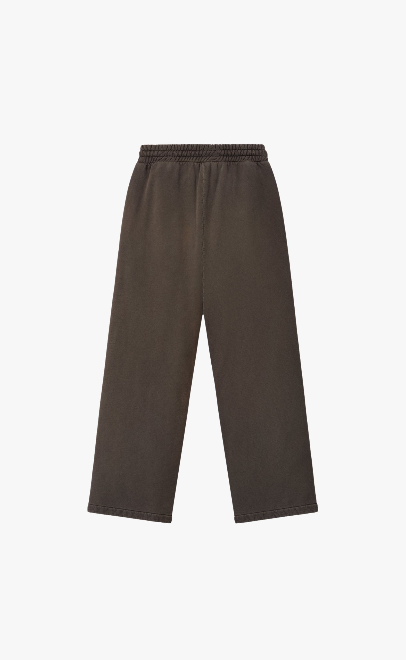 SUNFADED WIDE LEG FADED BROWN SWEATPANTS