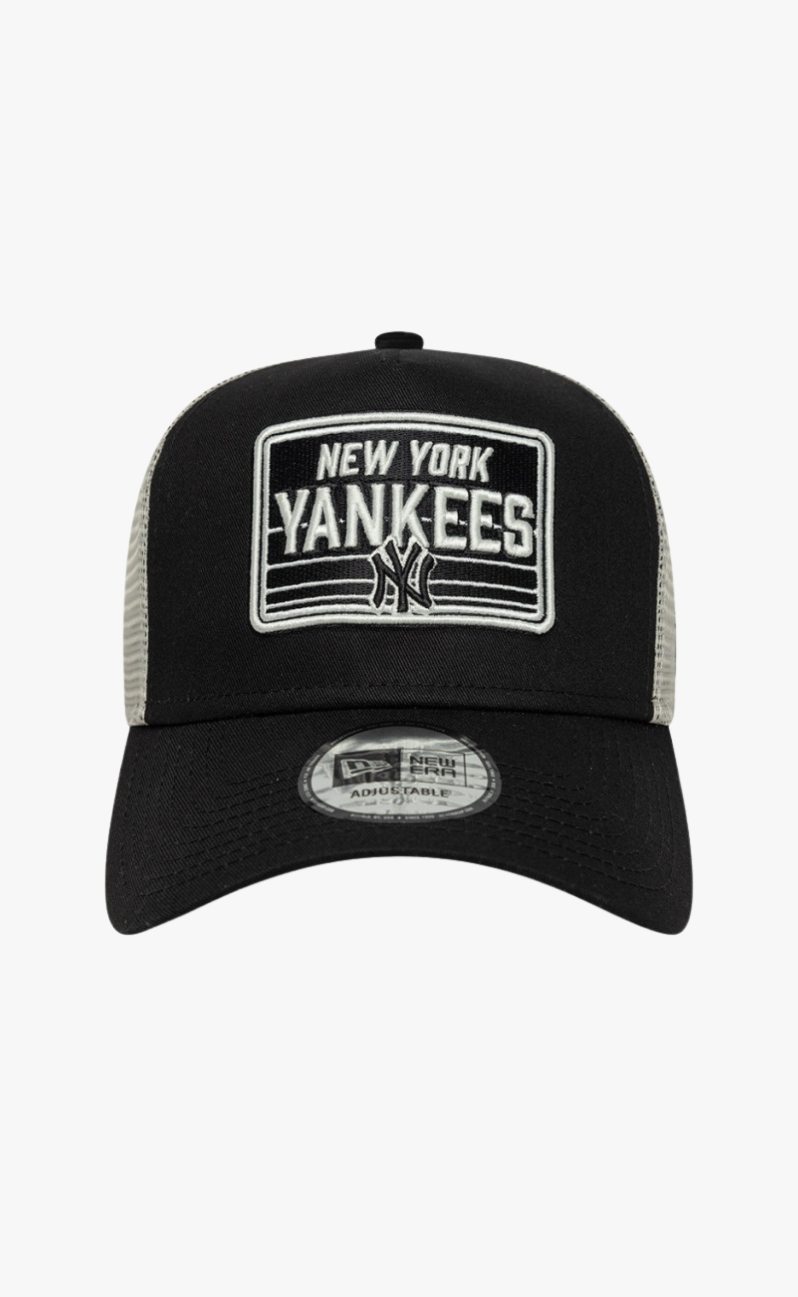 MLB PATCH TRUCKER BLACK HAT