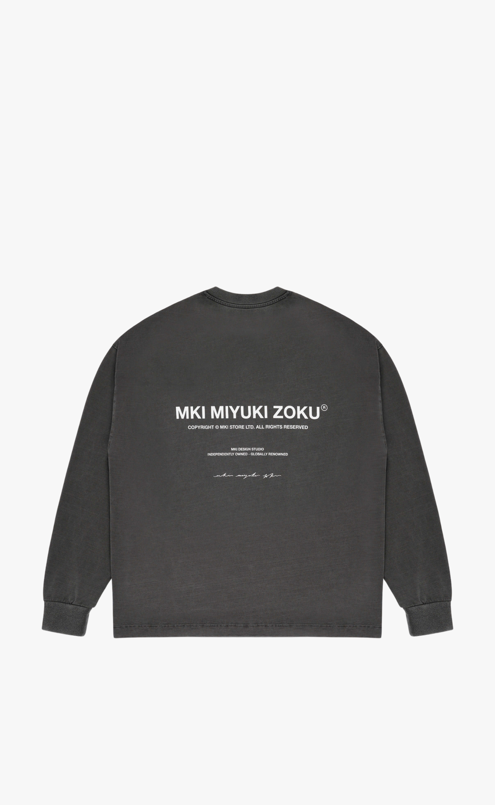 DESIGN STUDIO PIGMENT BLACK LONGSLEEVE