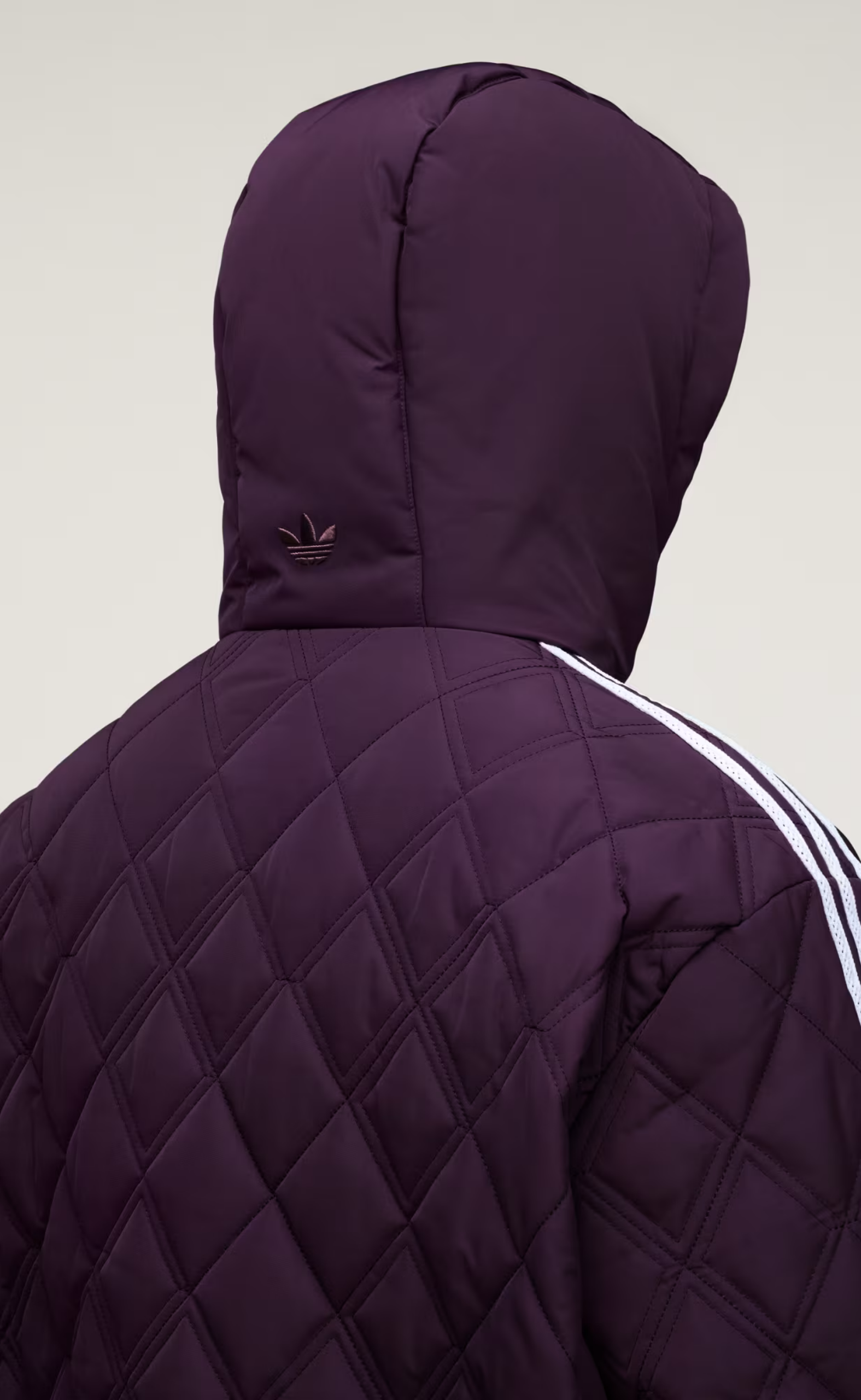 WB QUILTED SHADOW MAROON