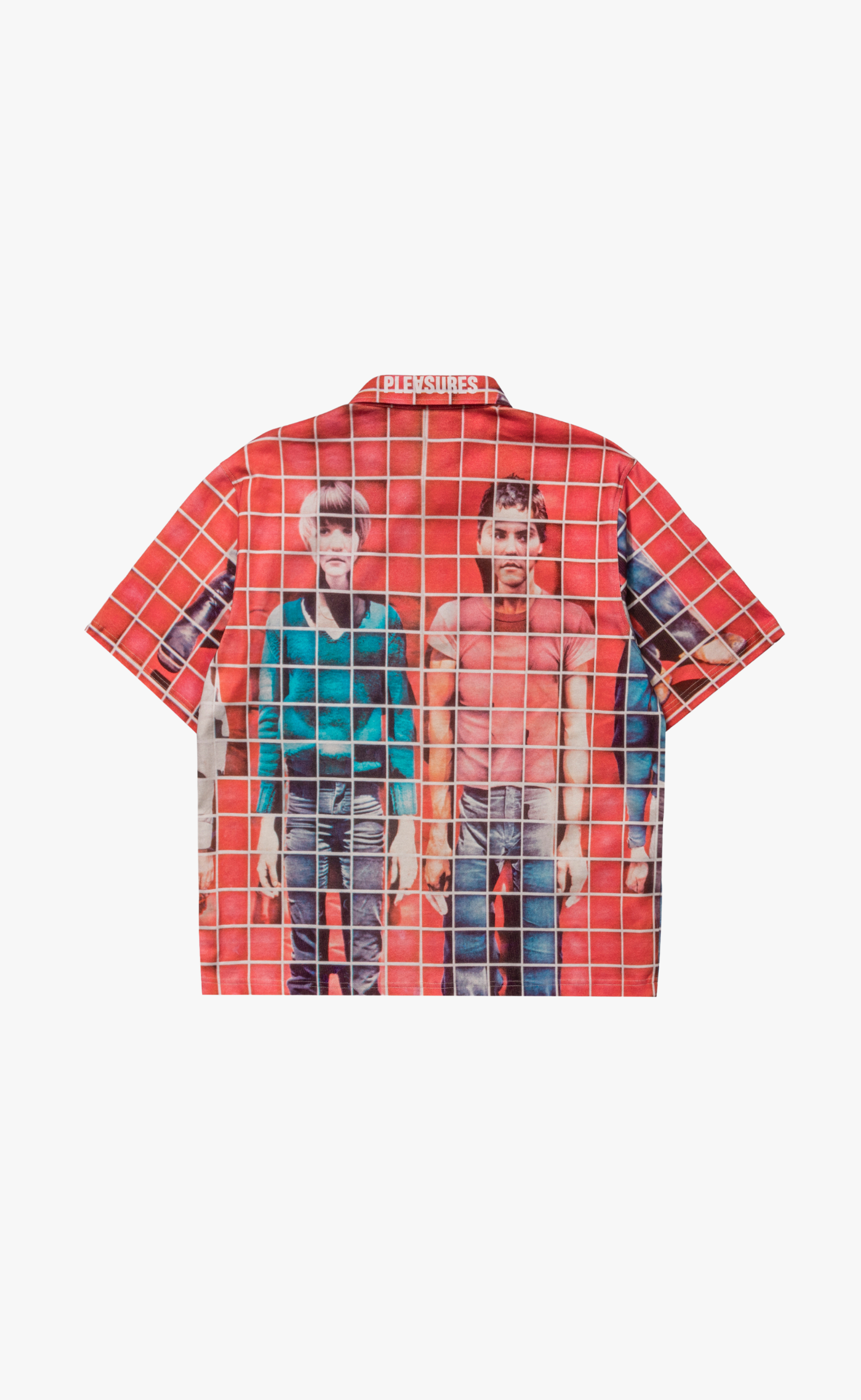 FOOD BUTTON UP RED SHIRT