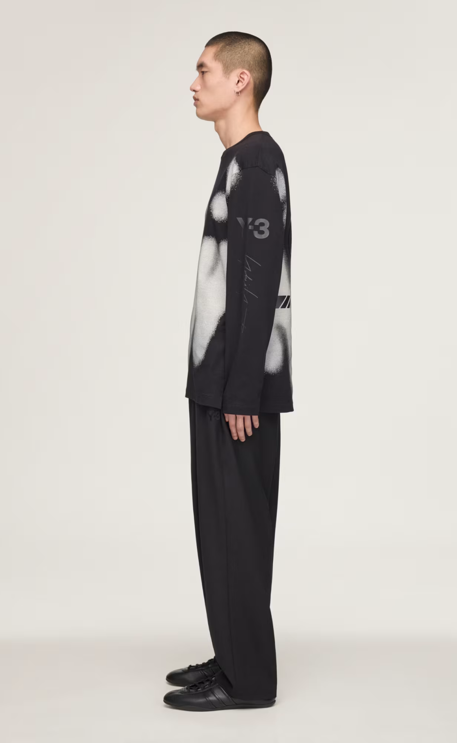 F1 MERCEDES YOHJI BLACK LONGSLEEVE