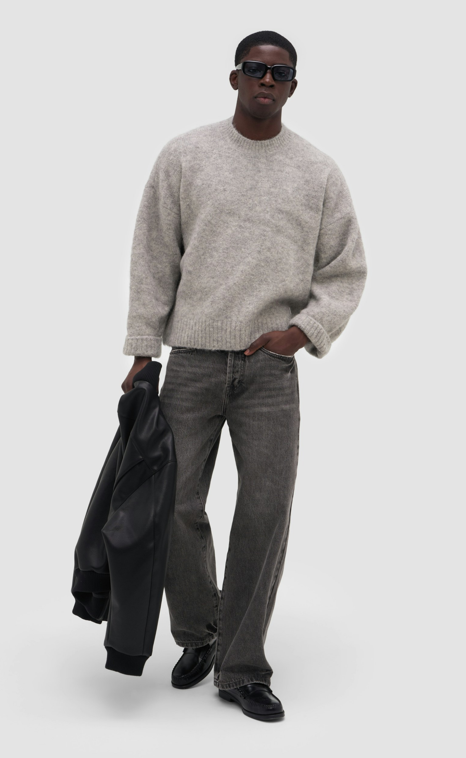 MONTI GRAY WASHED PANTS