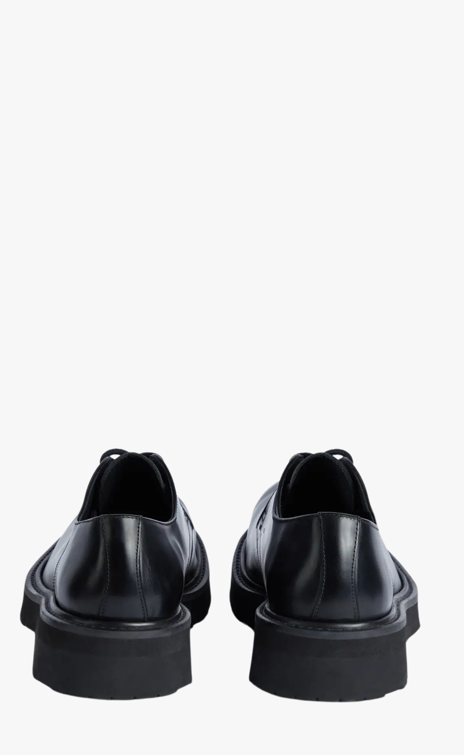 KENZO SMILE DERBIES IN LEATHER BLACK LOAFER