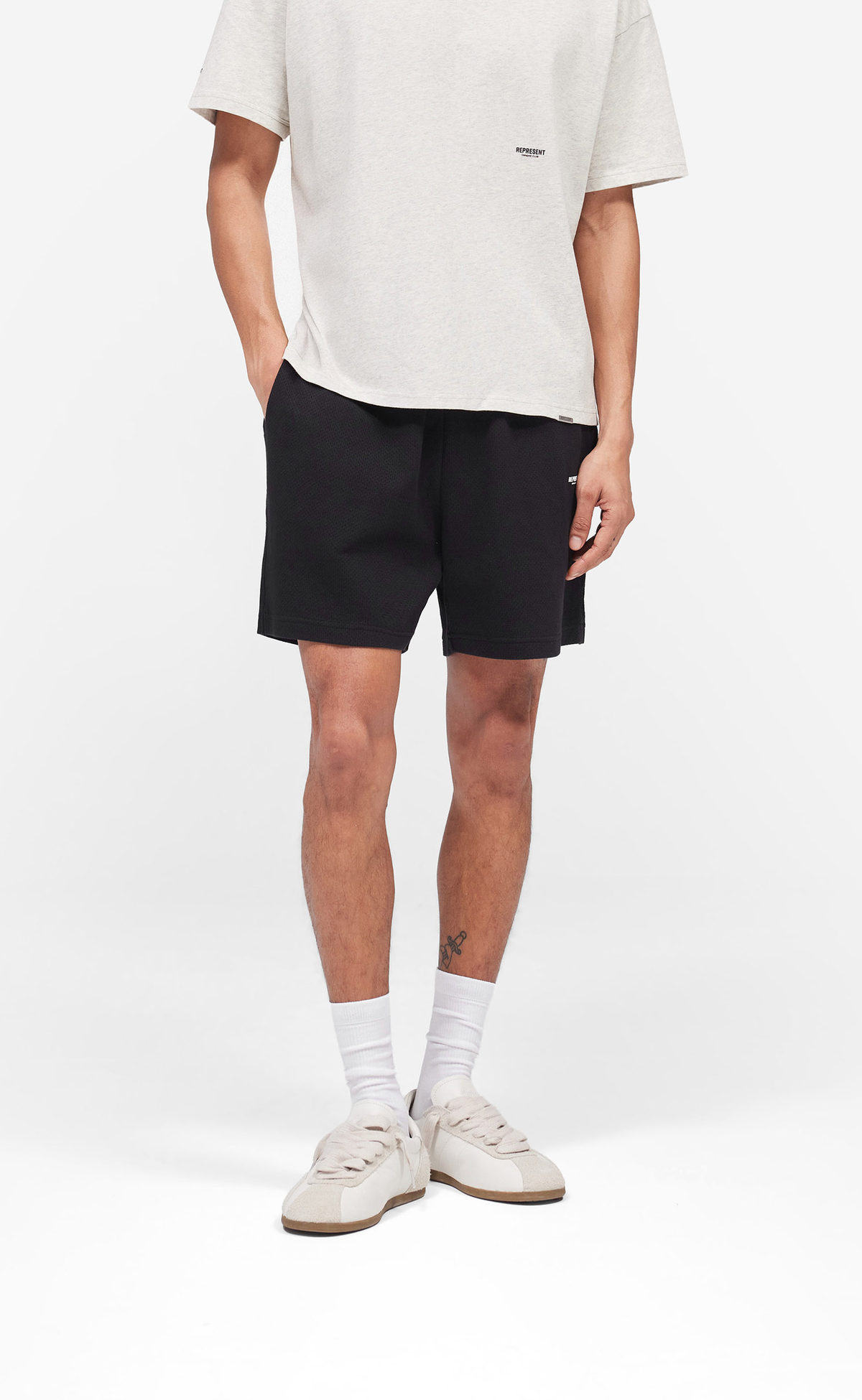 MICRO OWNERS CLUB MESH BLACK SHORTS
