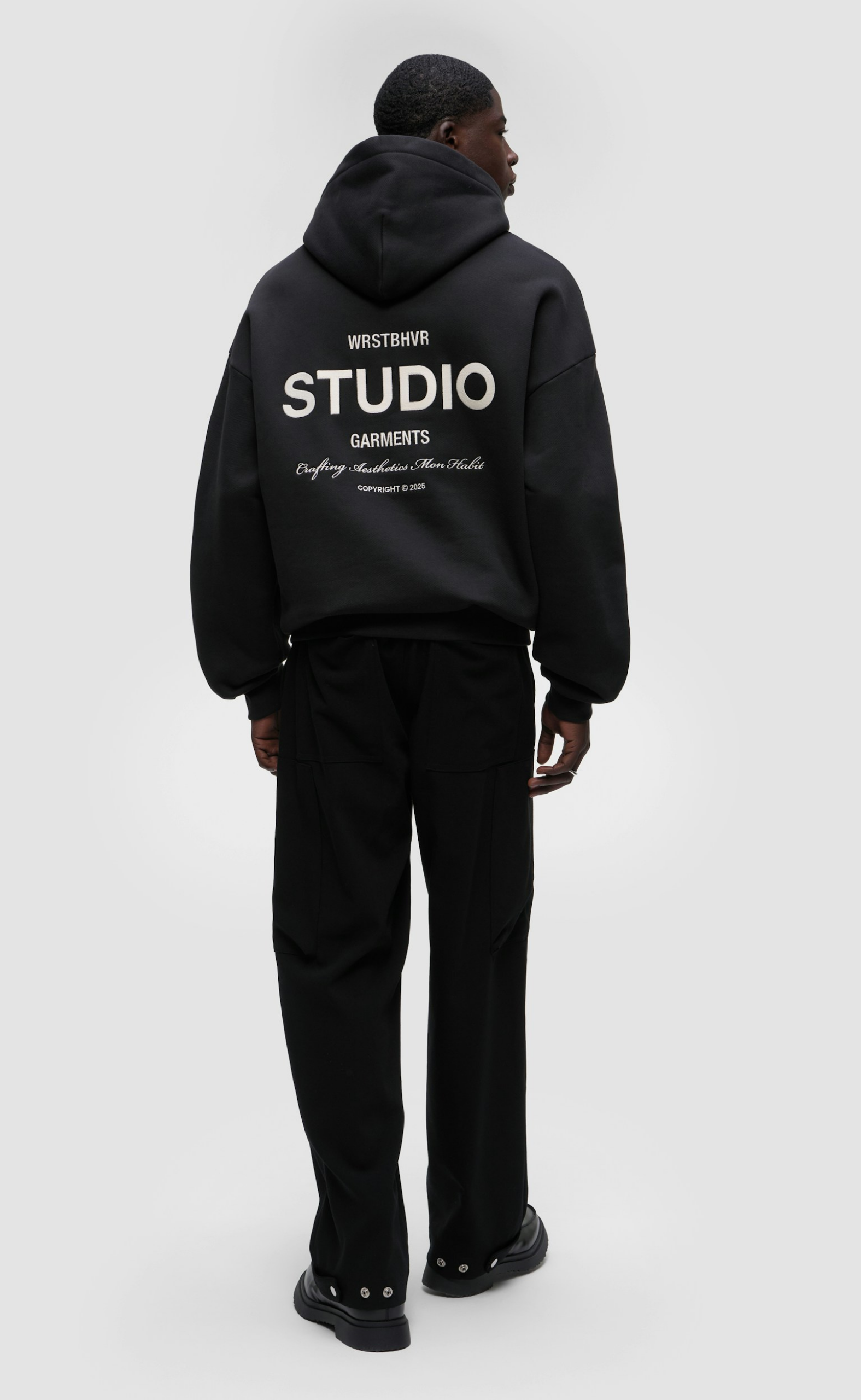 GARM V4 JET BLACK HOODIE