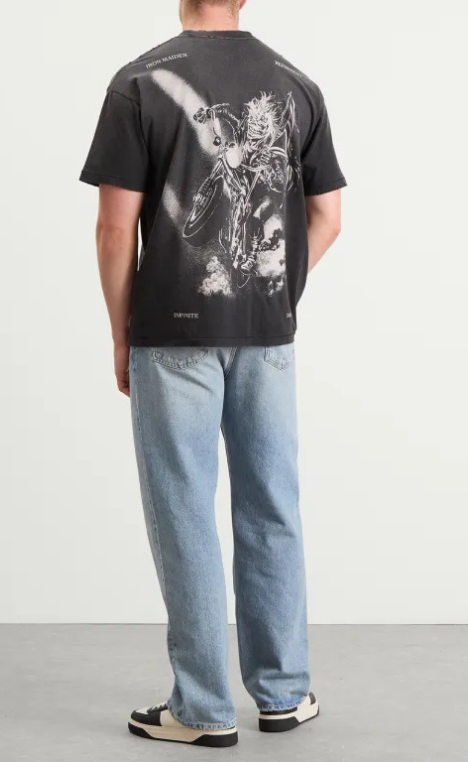 IRON MAIDEN INFINITE DREAMS AGED BLACK T-SHIRT