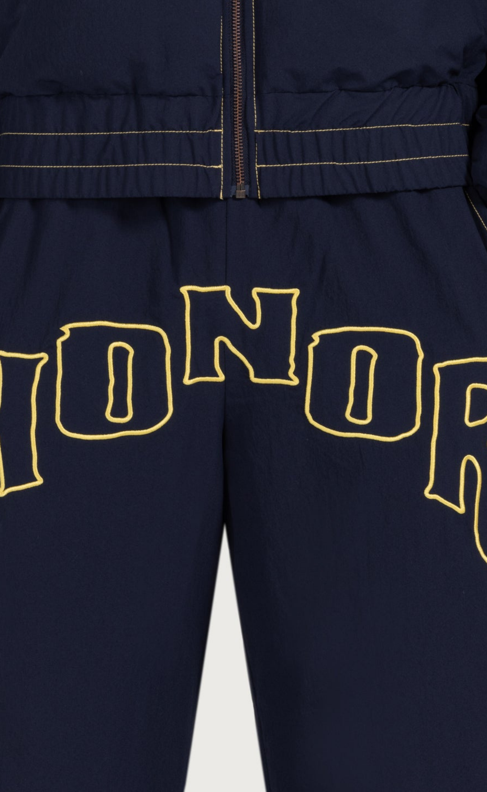PUFF NAVY PANTS