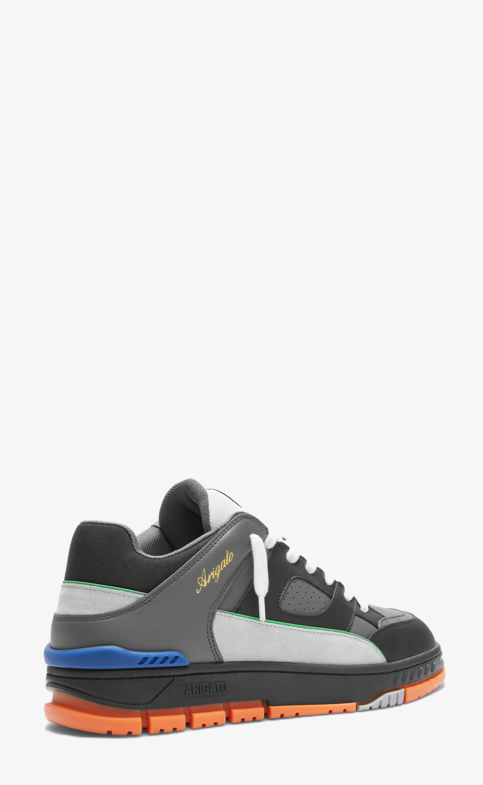 AREA LOW DARK GREY ORANGE SNEAKERS