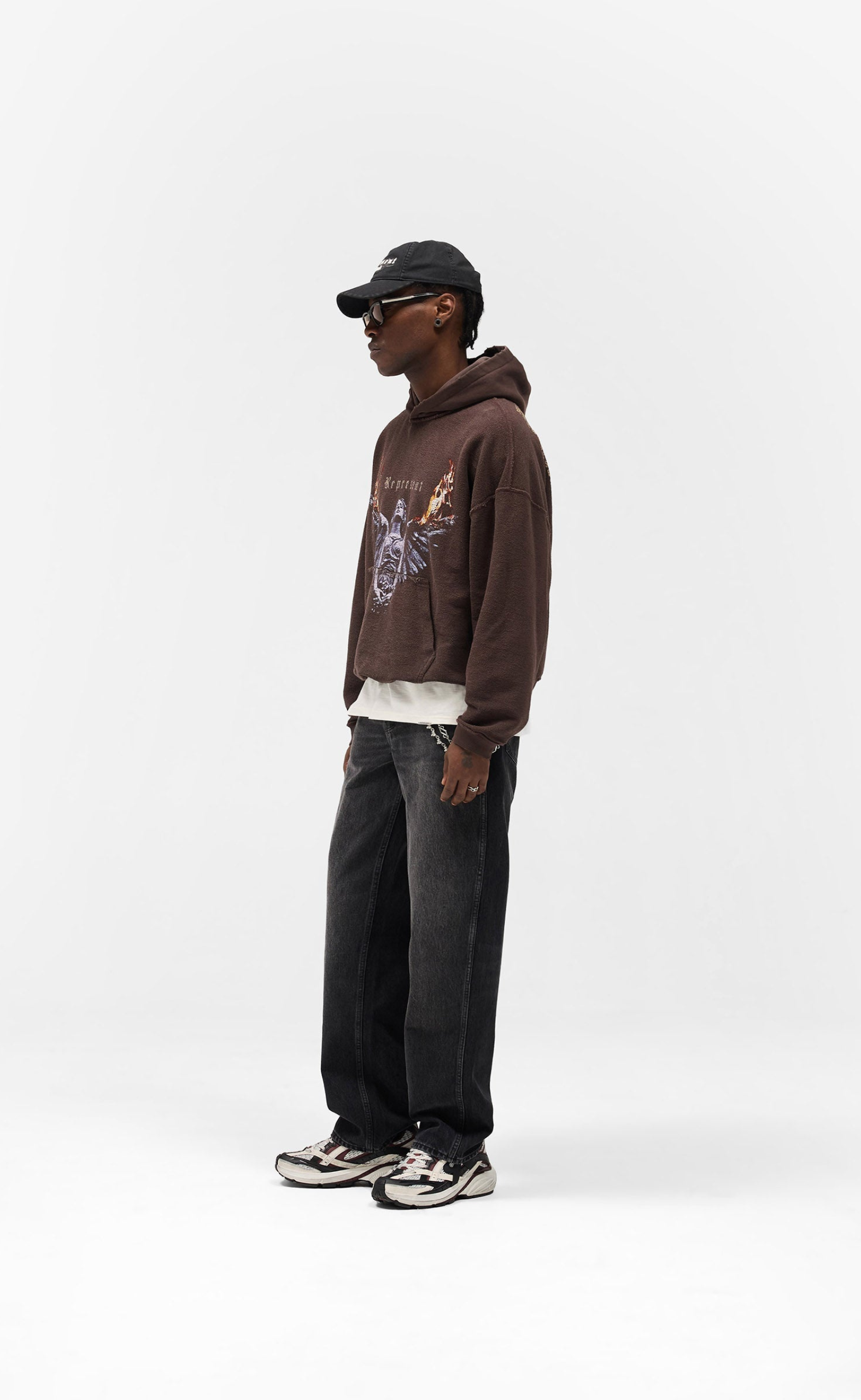REPRESENT LIVING LEGACY TOUR NERO HOODIE
