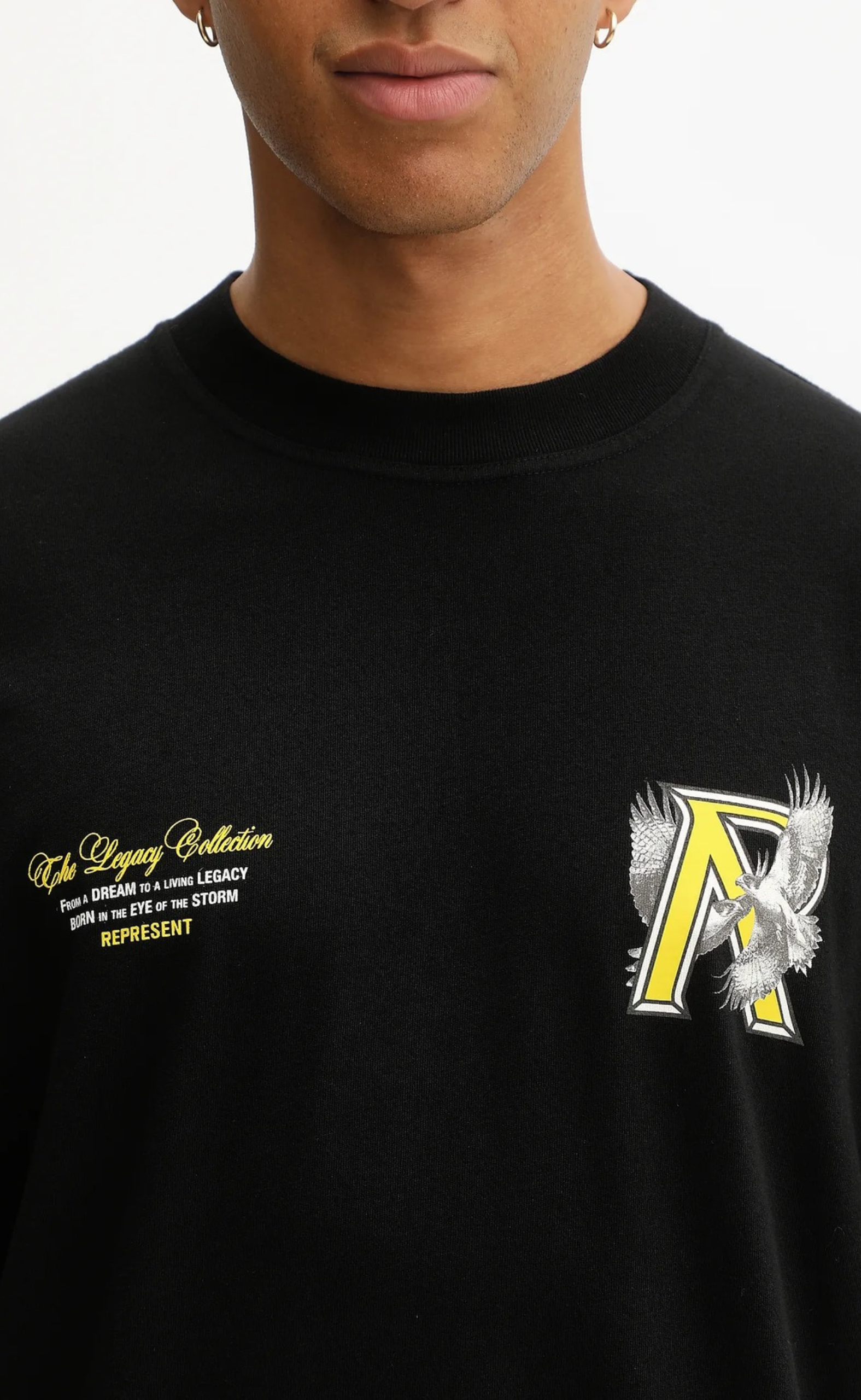 LEGACY FALCON JET BLACK T-SHIRT