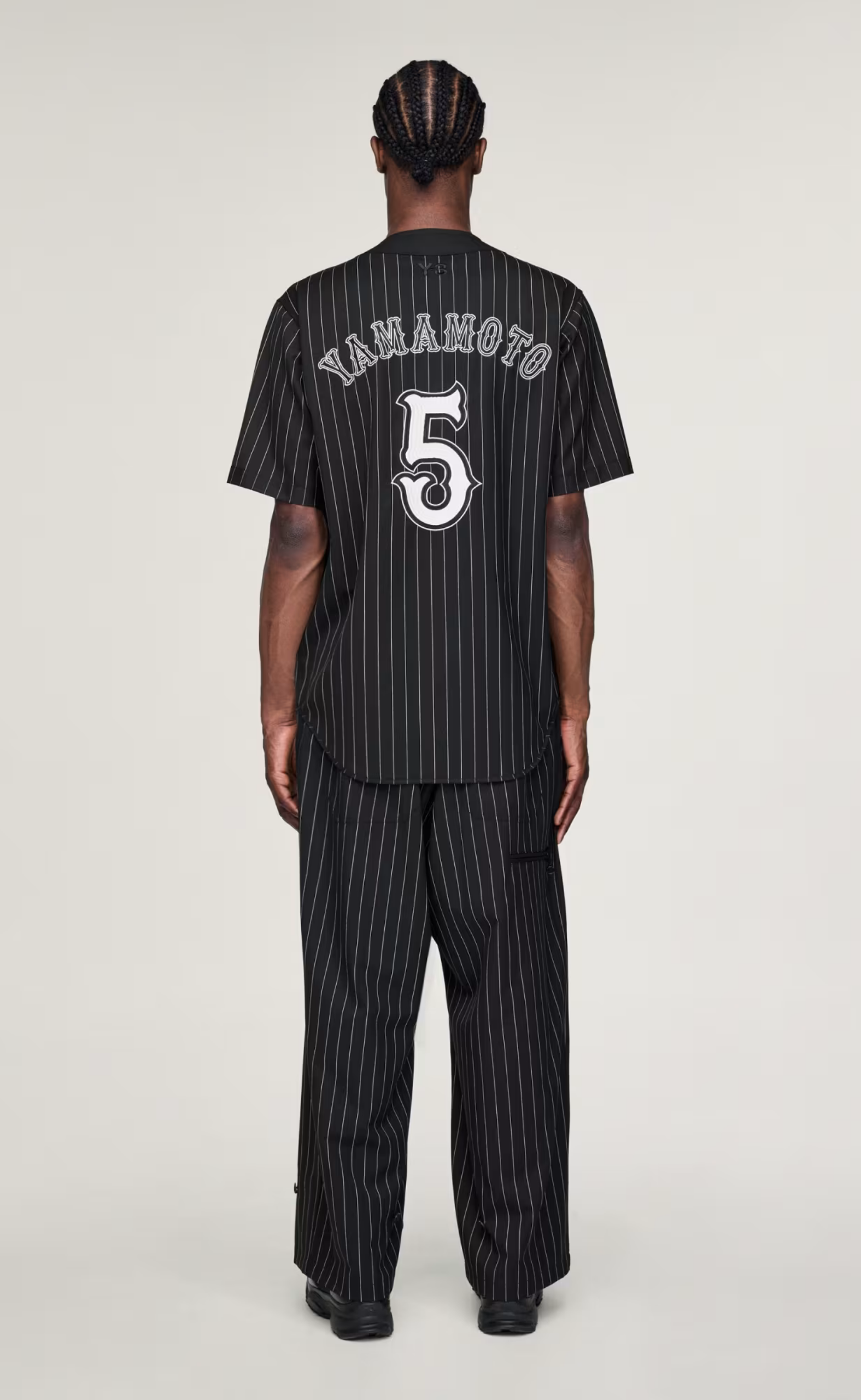 Y-3 ELITE 5 BASEBALL BLACK SHIRT