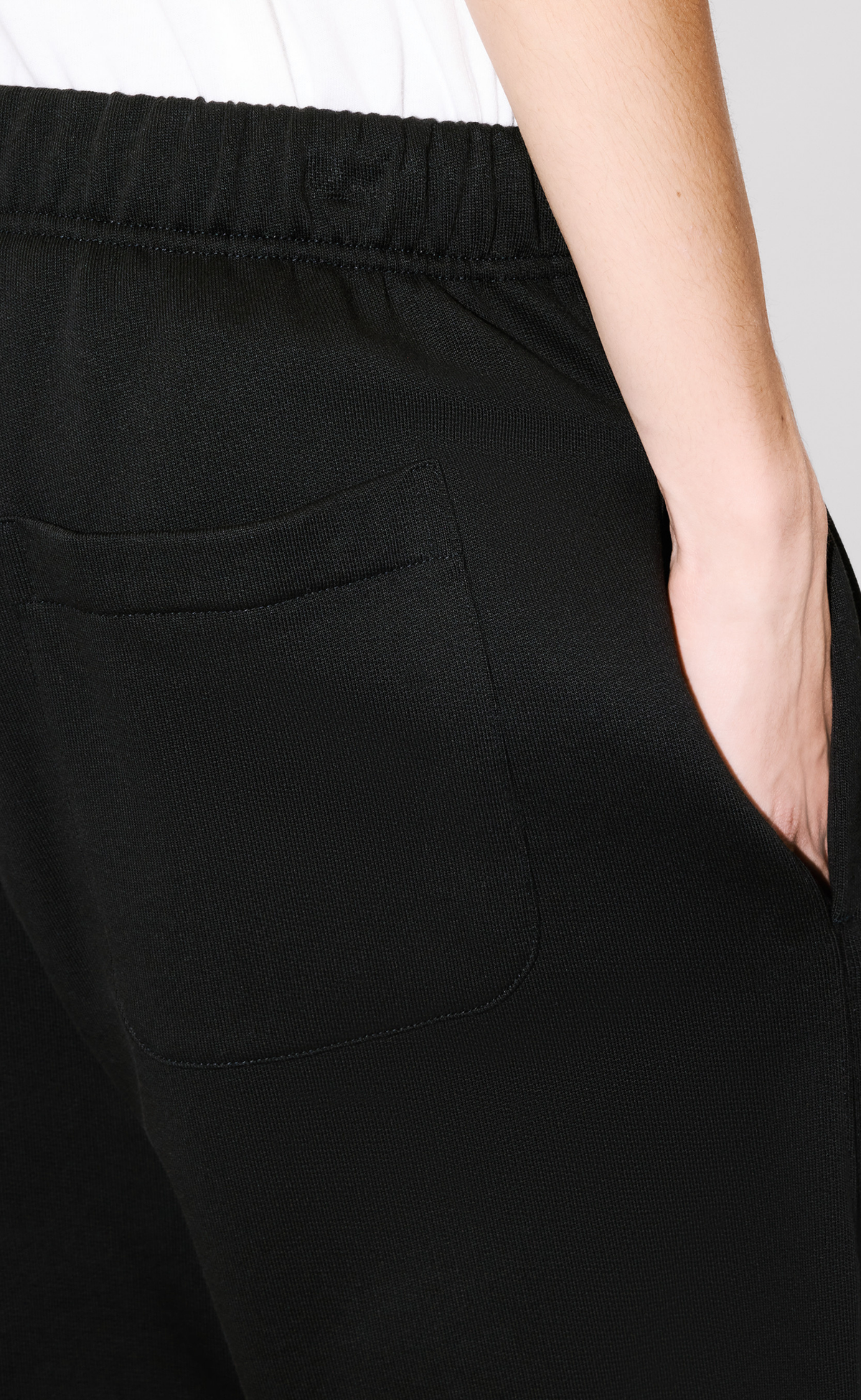 KENZO LUCKY HORSES STRAIGHT JOG BLACK SWEATPANTS