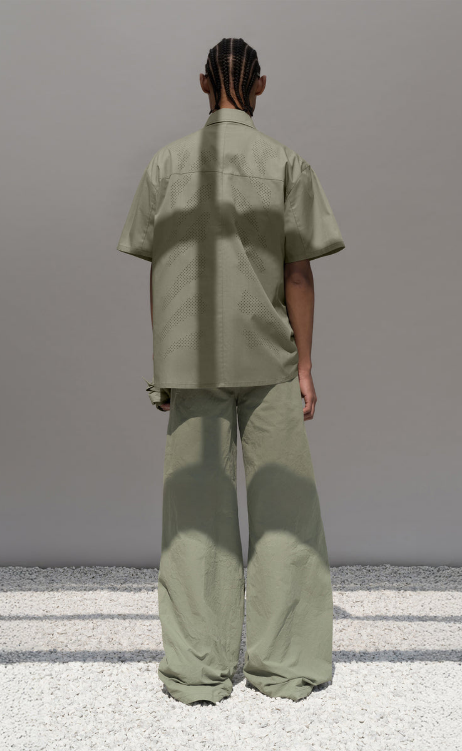 ALSORAN SS LIGHT DUSTY GREEN SHIRT