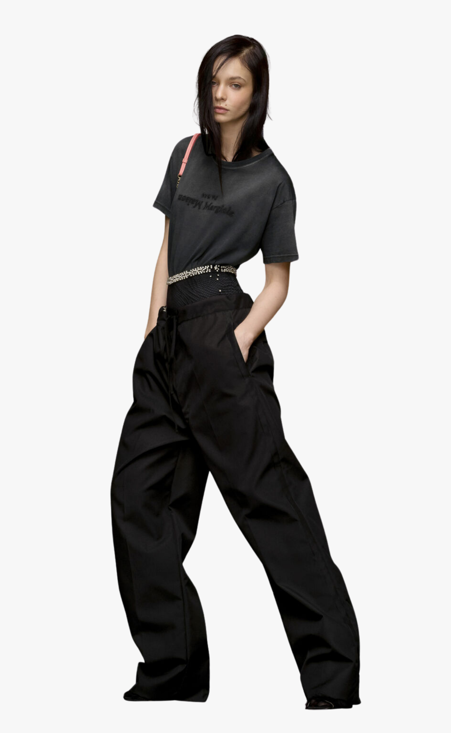 REVERSE LOGO BLACK T-SHIRT