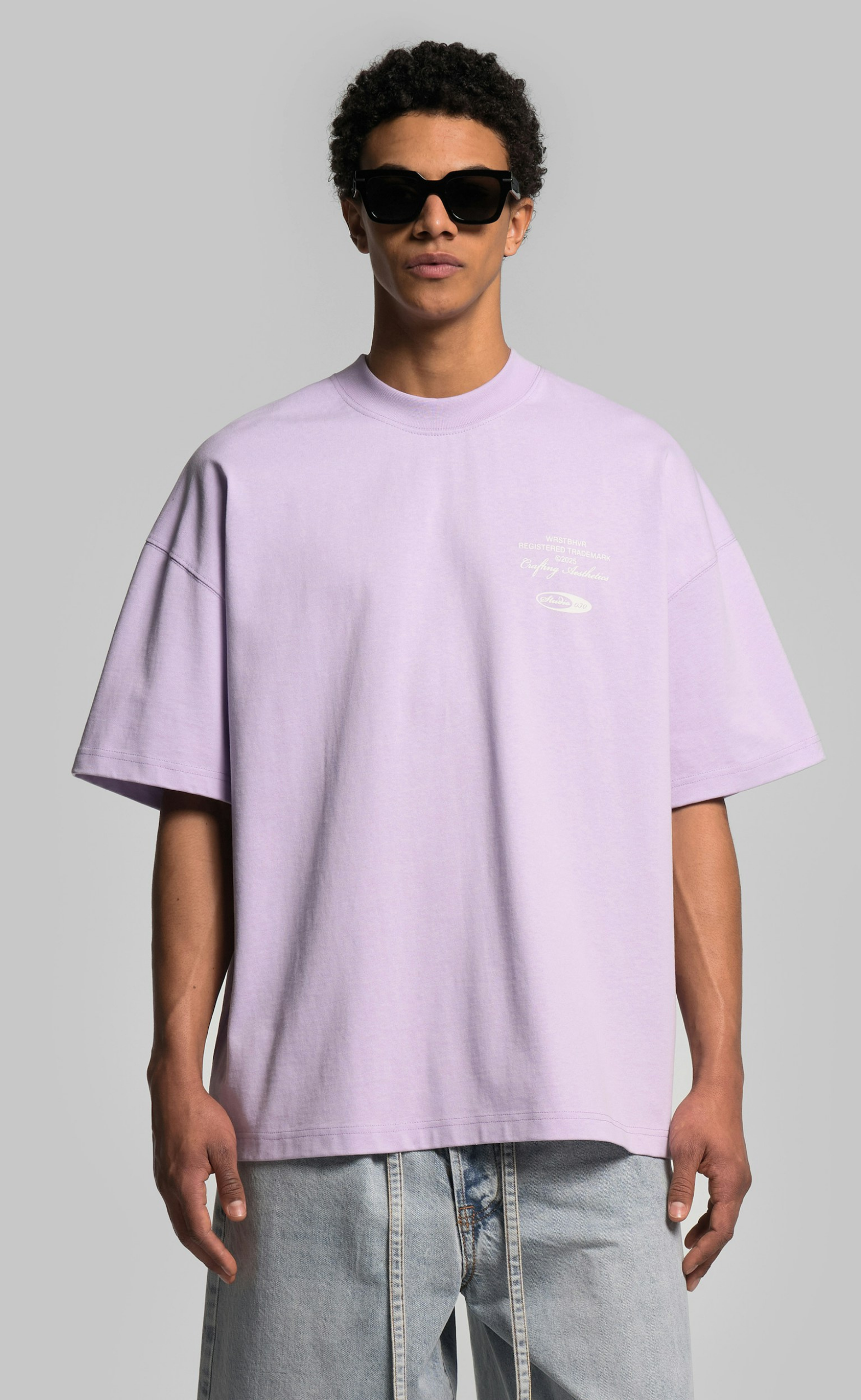 STUDIO V11 PASTEL LILAC T-SHIRT