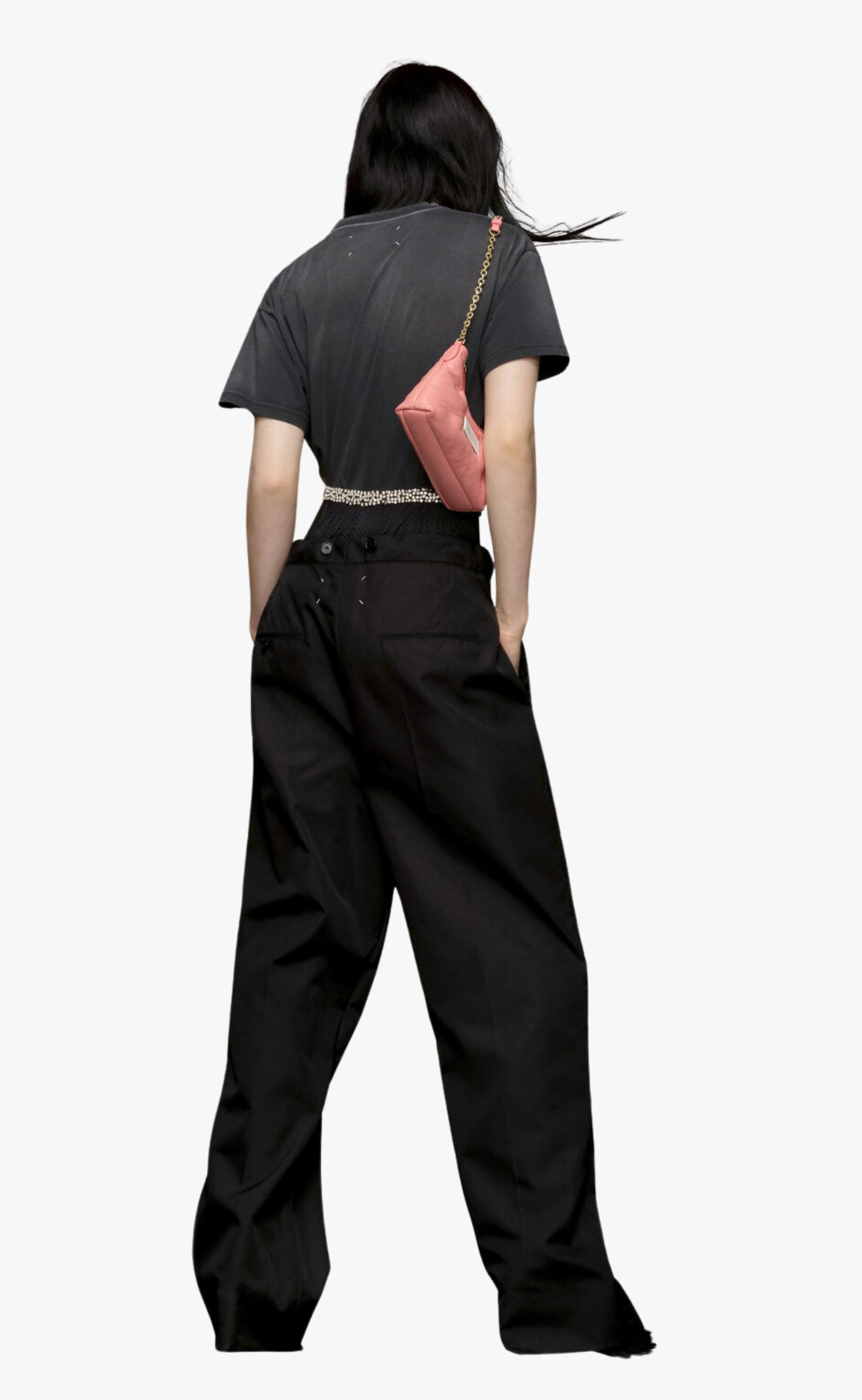 REVERSE LOGO BLACK T-SHIRT