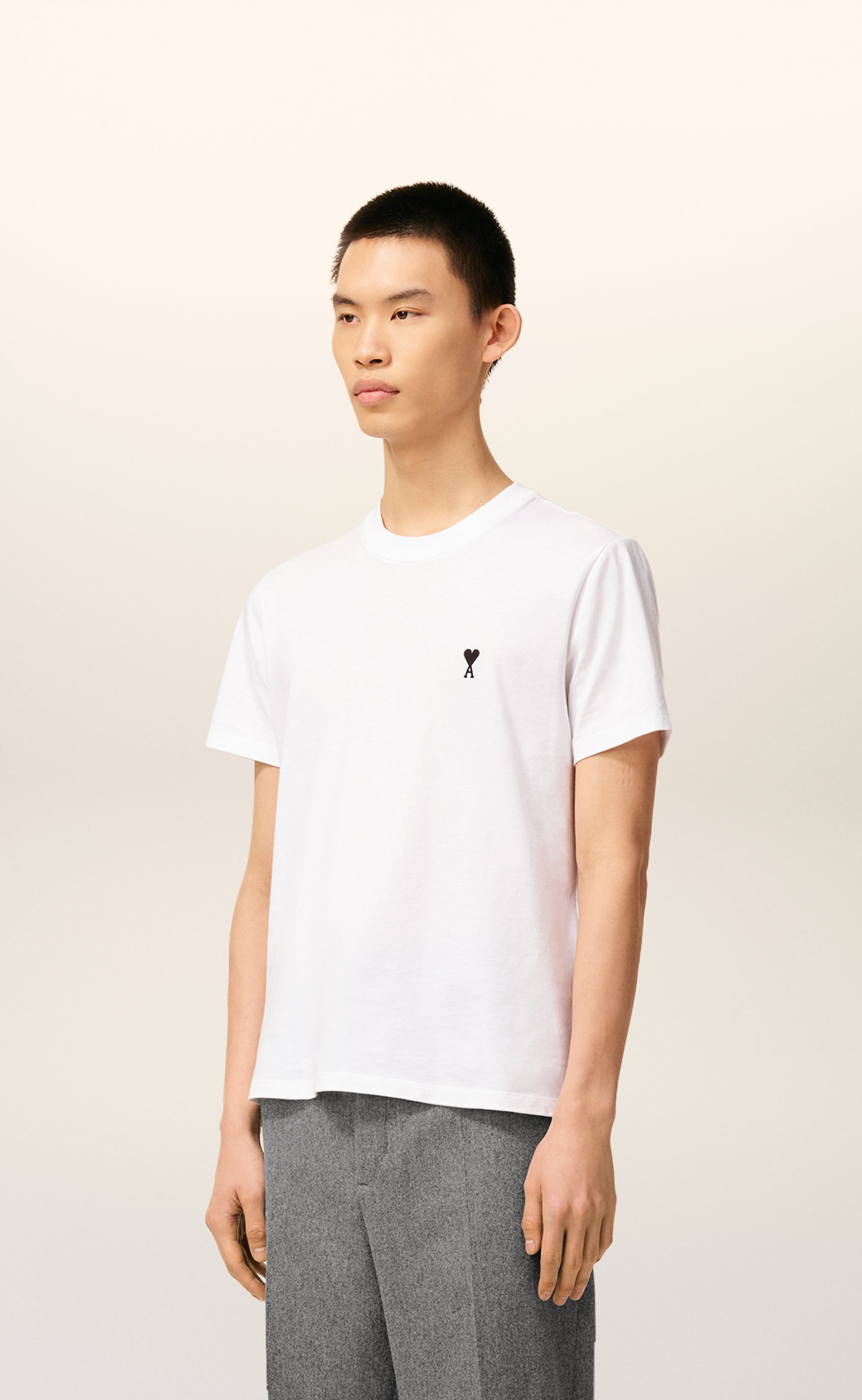 JERSEY CONTRASTED ADC WHITE T-SHIRT