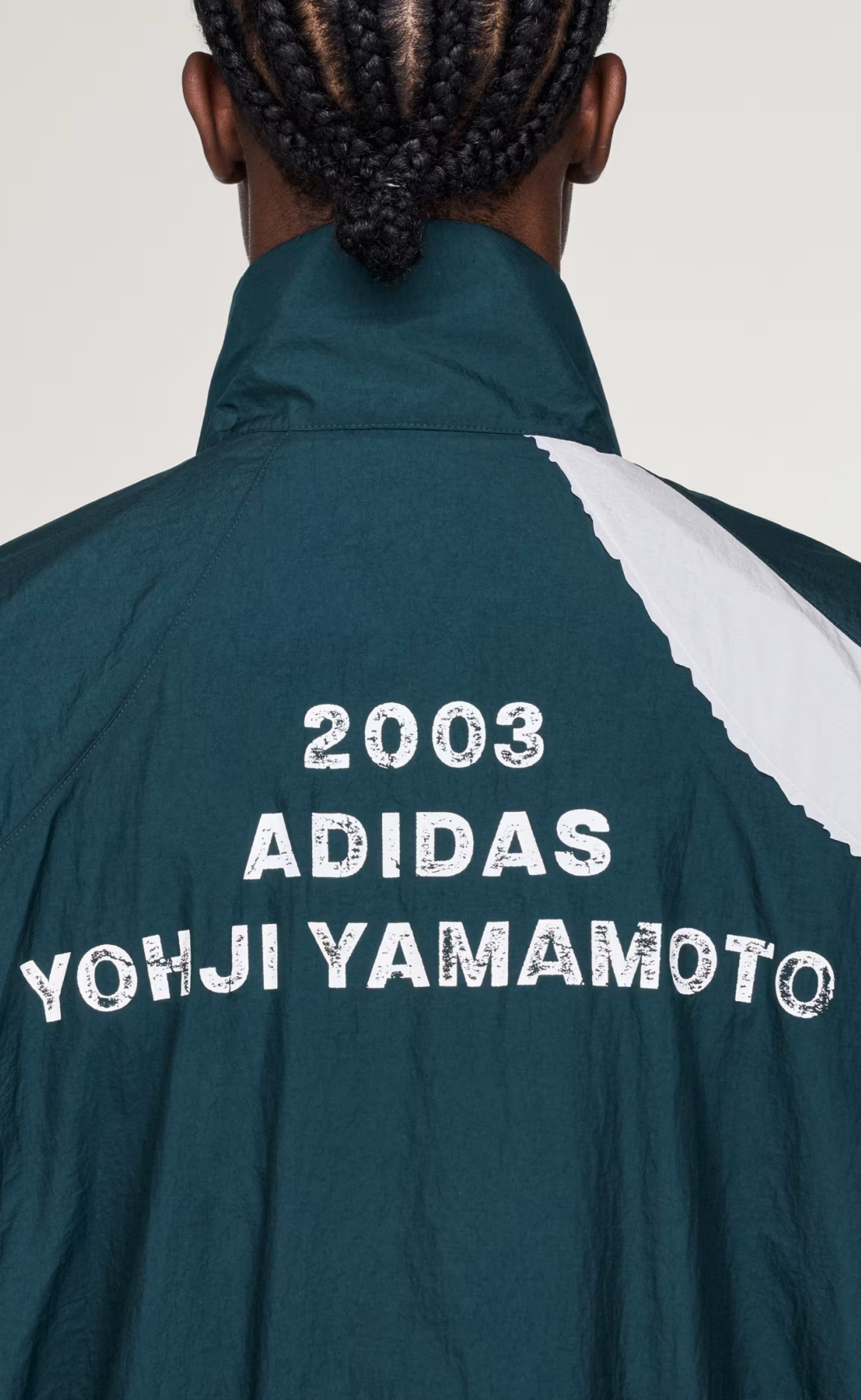 Y-3 RAW EDGE 3 STRIPES NYLON AURORA IVY JACKET