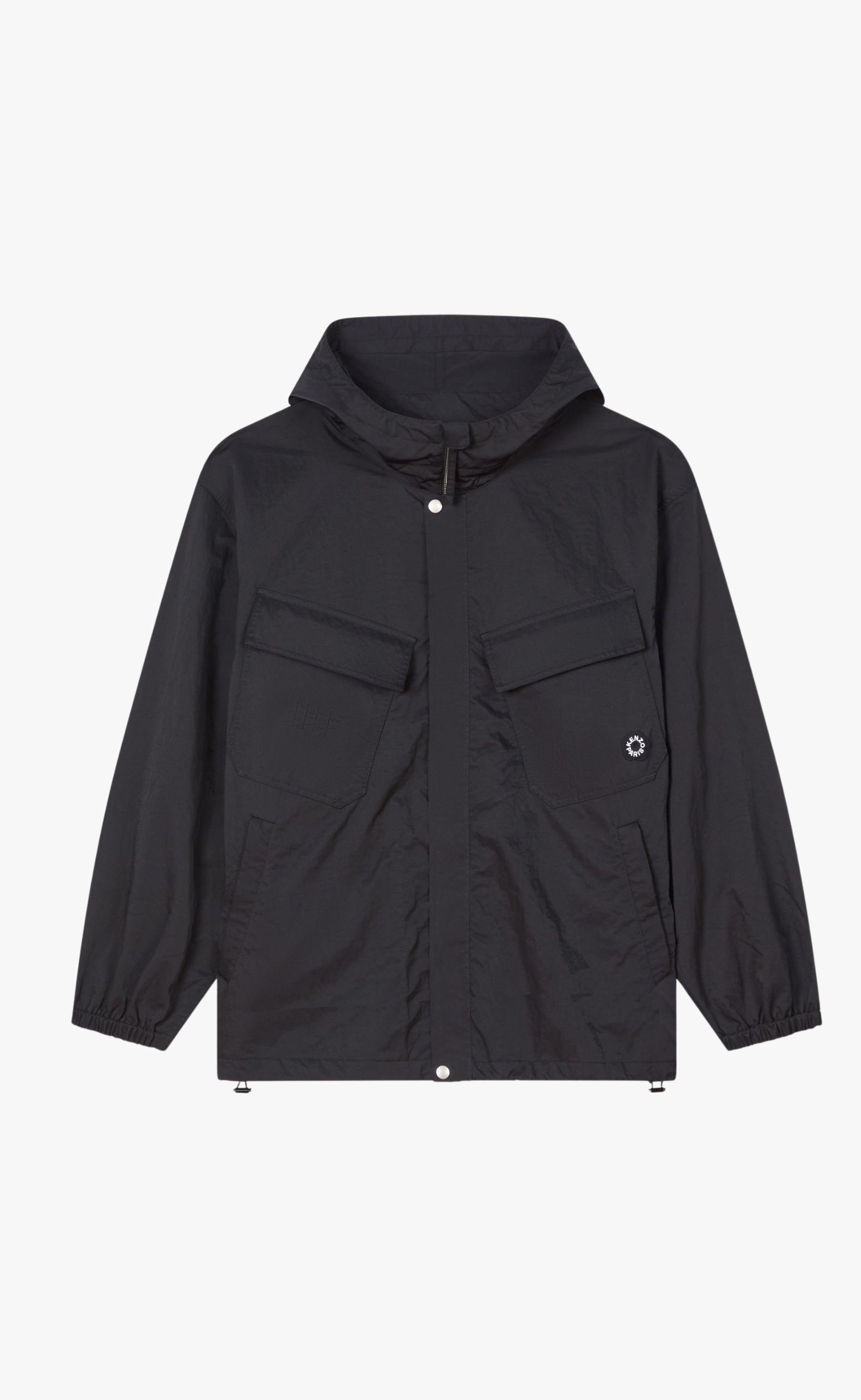 BOKE FLOWER 2.0 SHORT WINDBREAKER BLACK JACKET