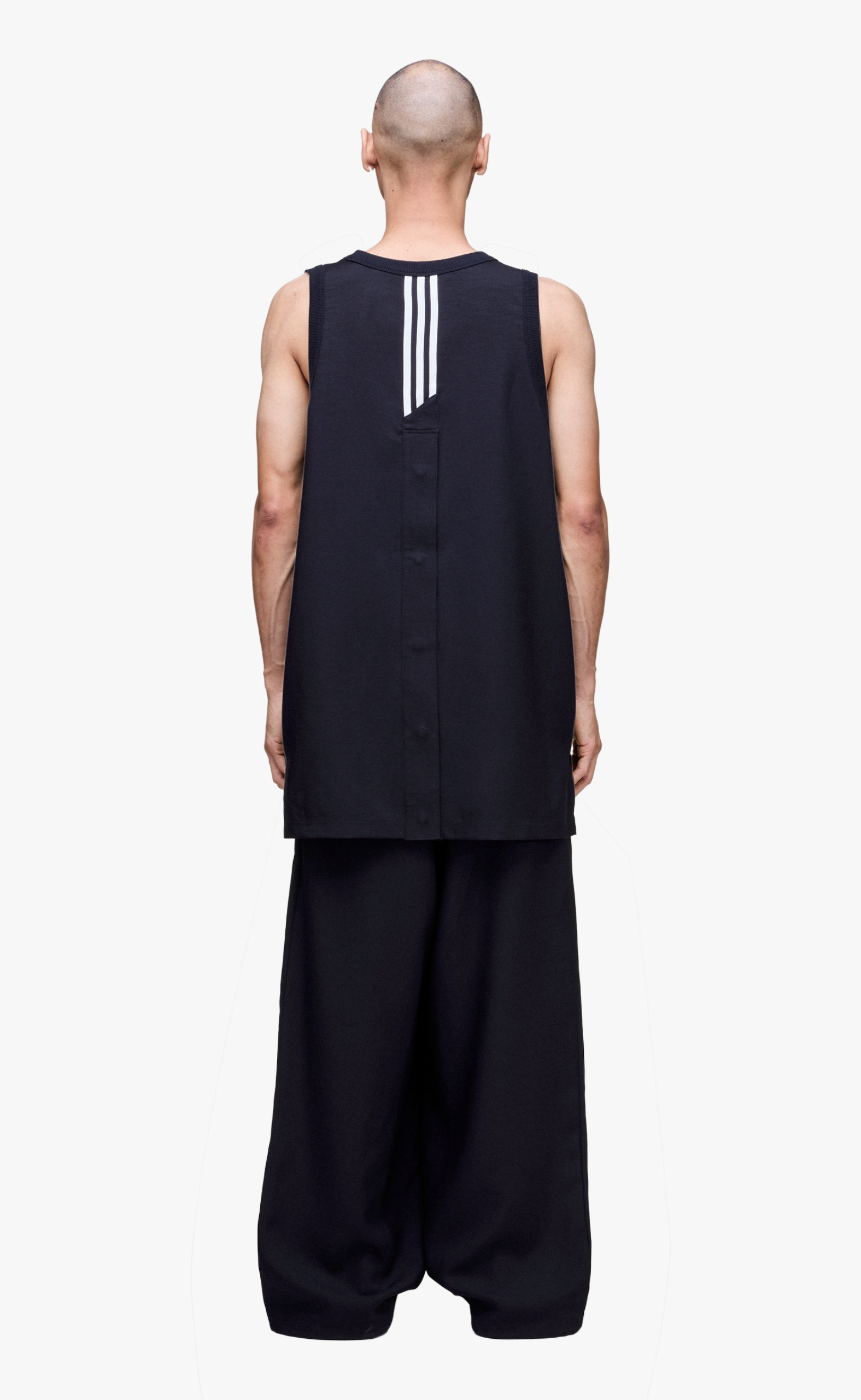 Y-3 ELEGANT BASKETBALL BLACK TANK TOP