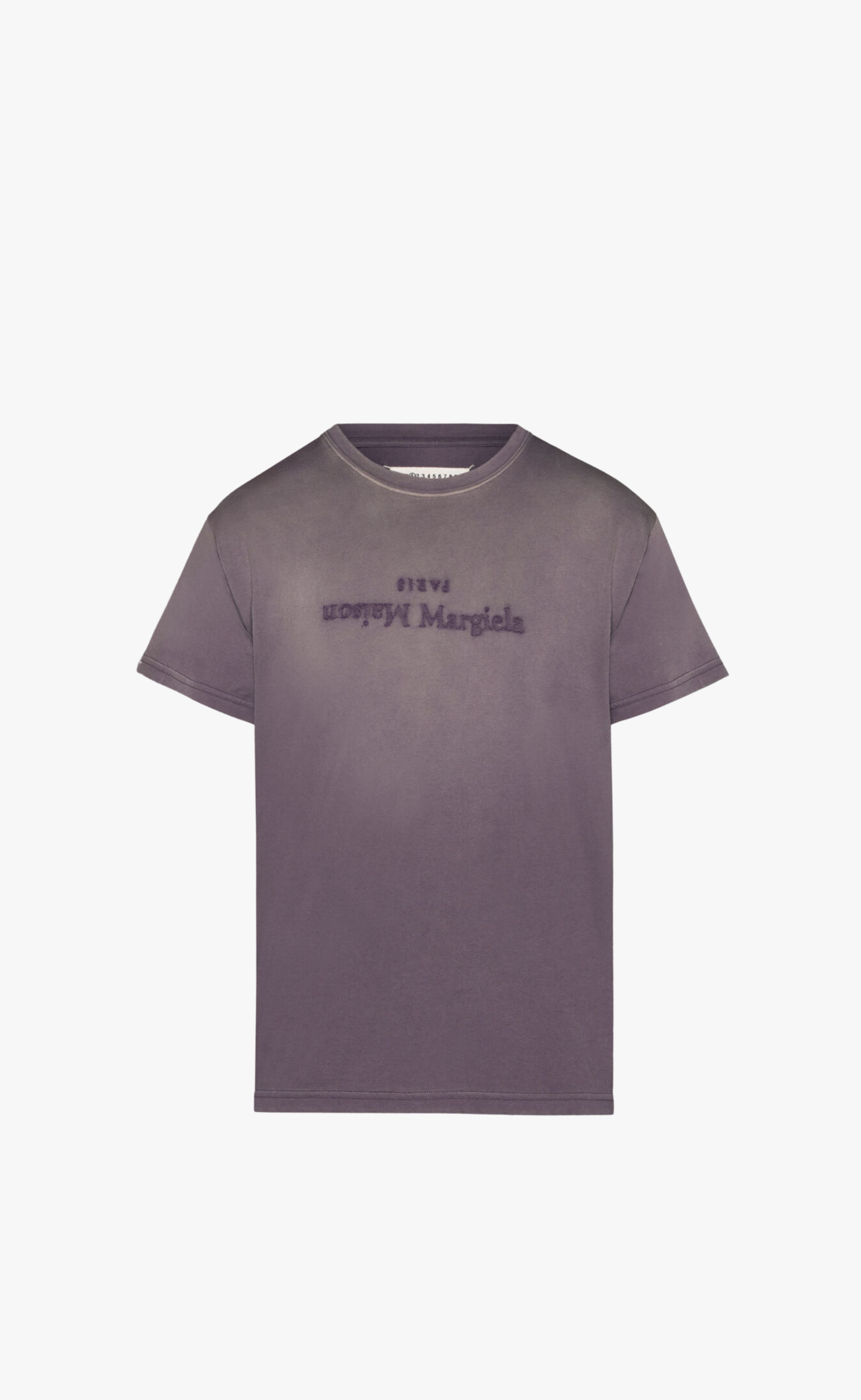 REVERSE LOGO AUBERGINE T-SHIRT