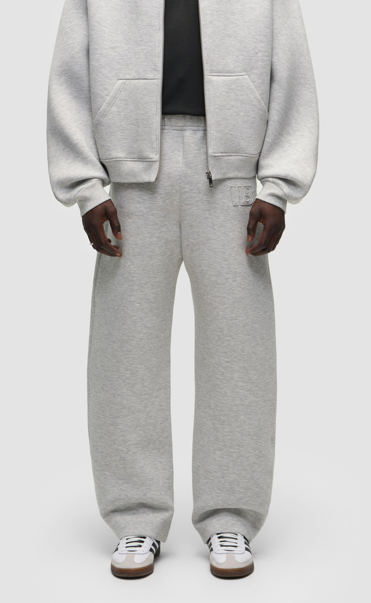 KIMON GRAY MELANGE PANTS