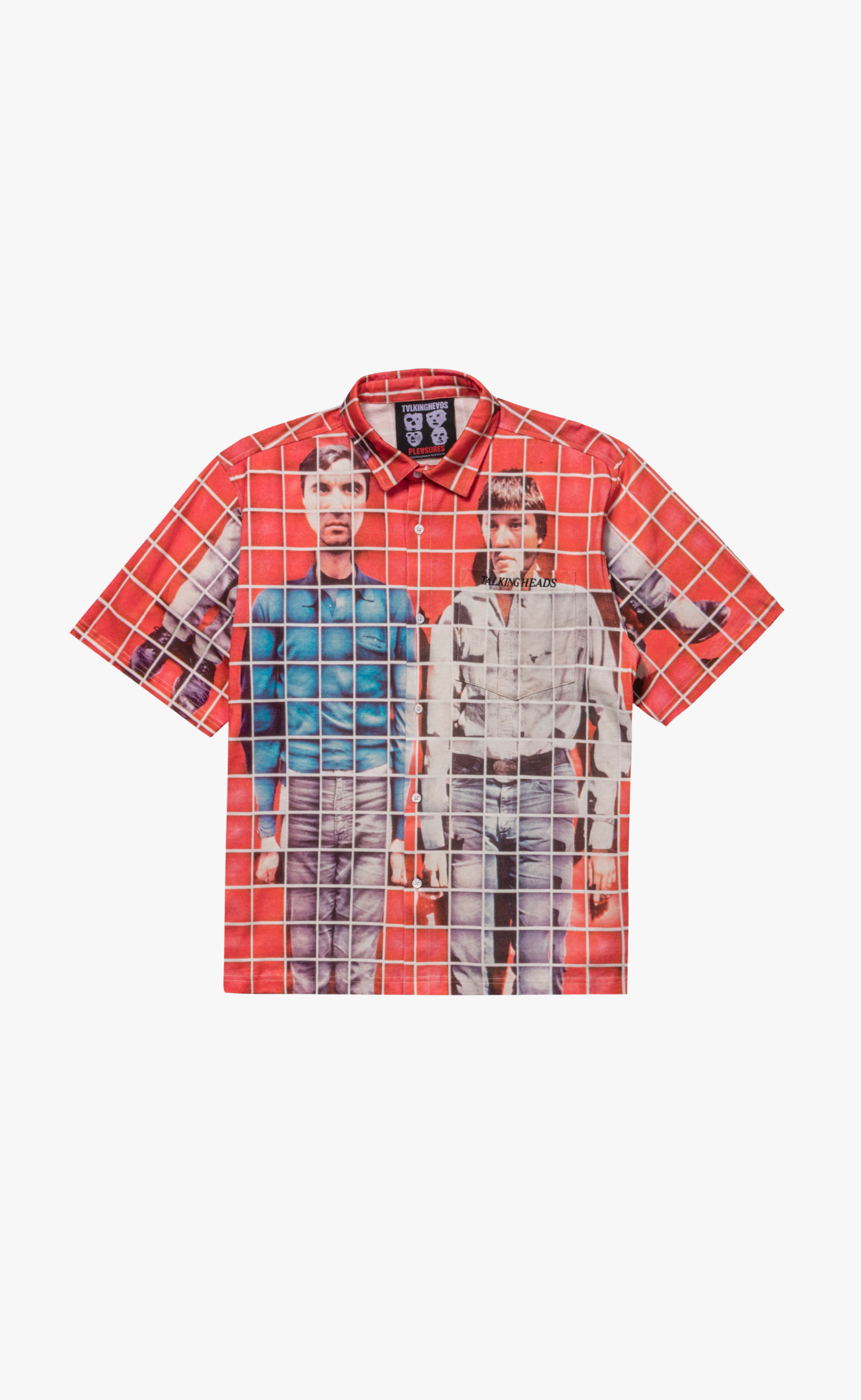 FOOD BUTTON UP RED SHIRT