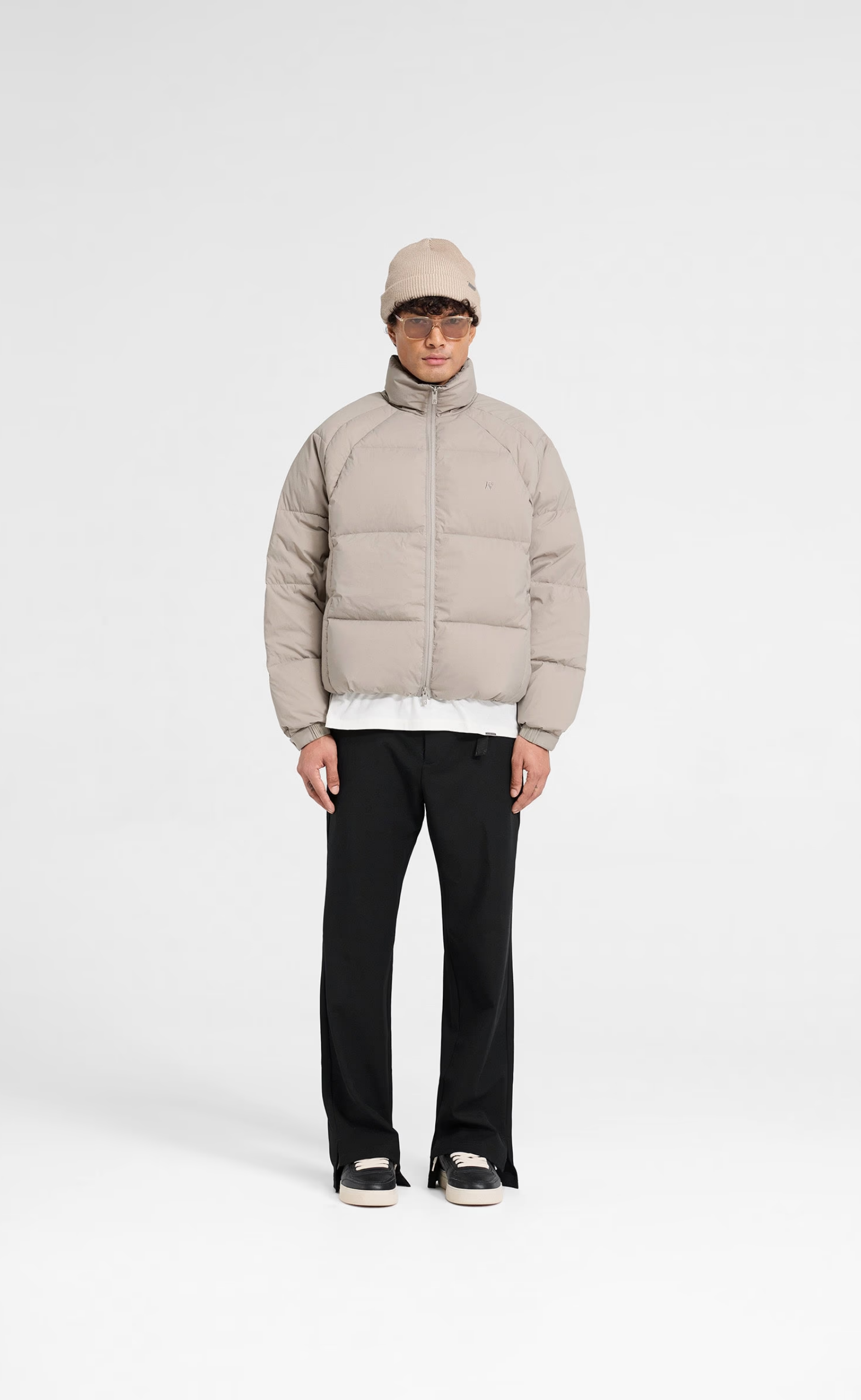 FUNNEL NECK PUFFER DUNE JACKET