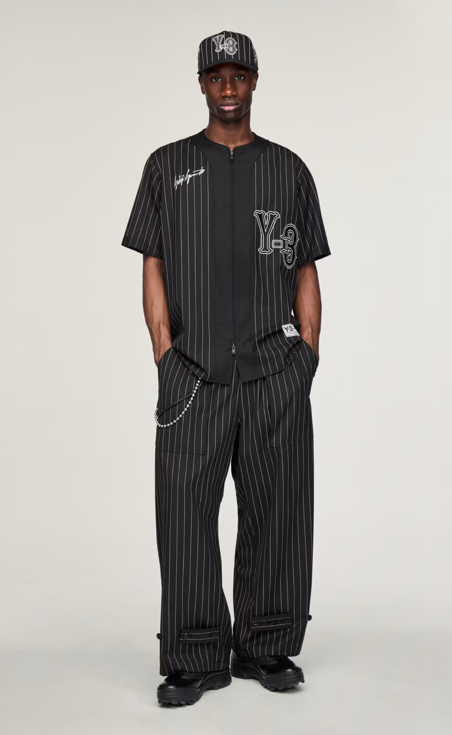 Y-3 ELITE 5 BASEBALL BLACK SHIRT