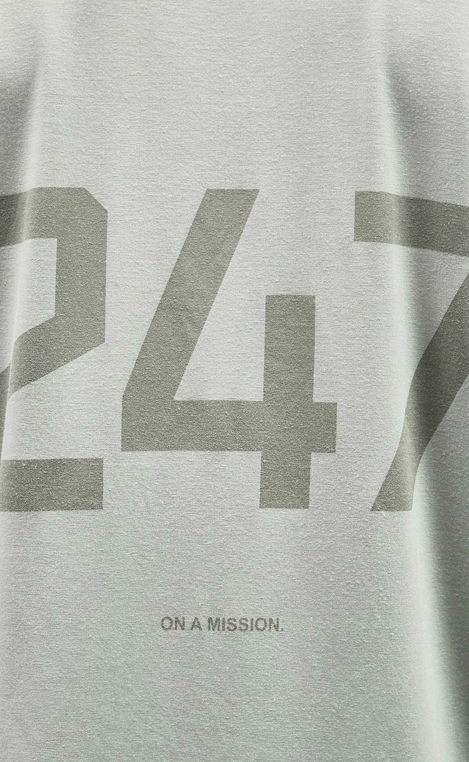247 OVERSIZED SAGE T-SHIRT