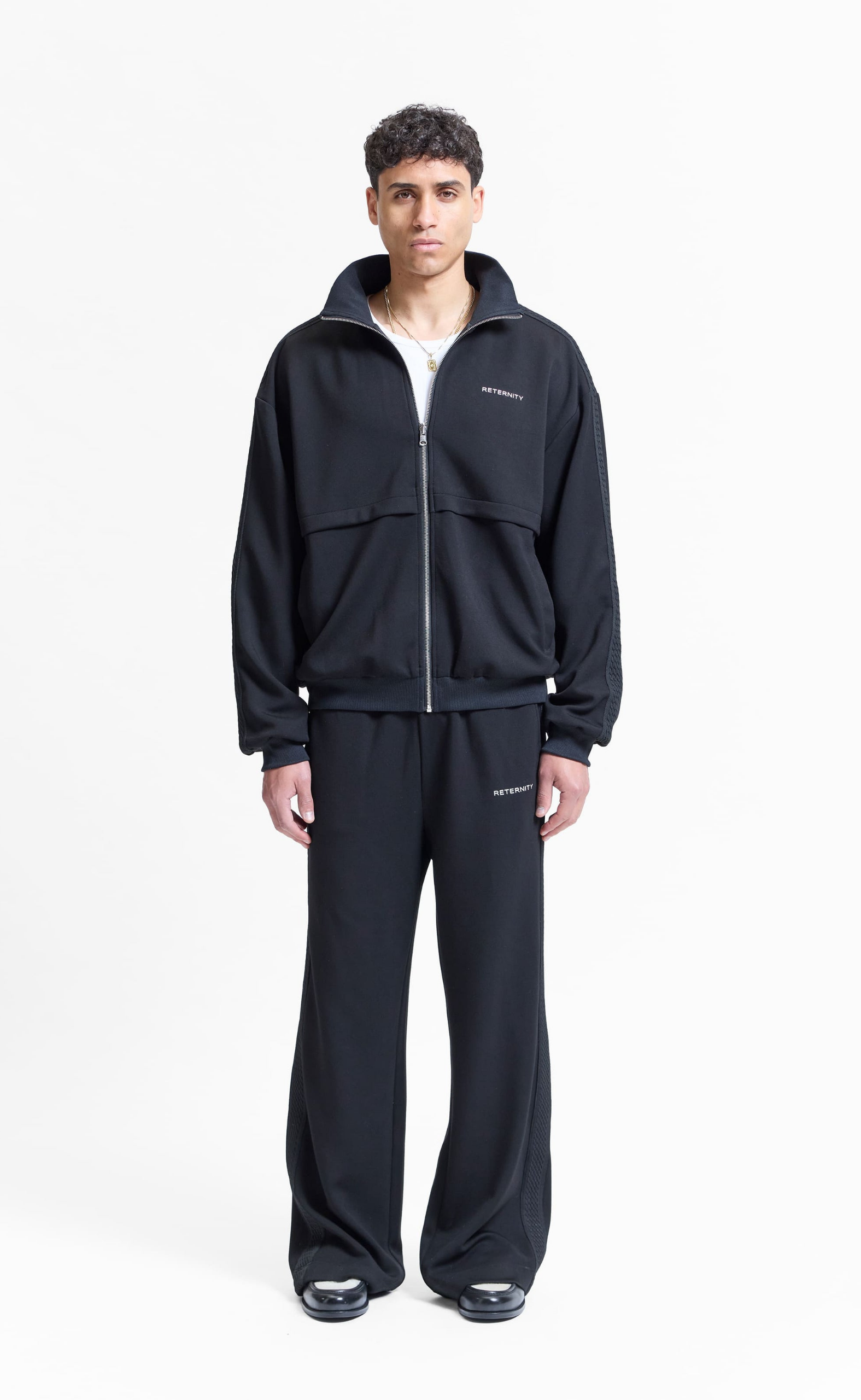STUDIO TRACK BLACK PANTS