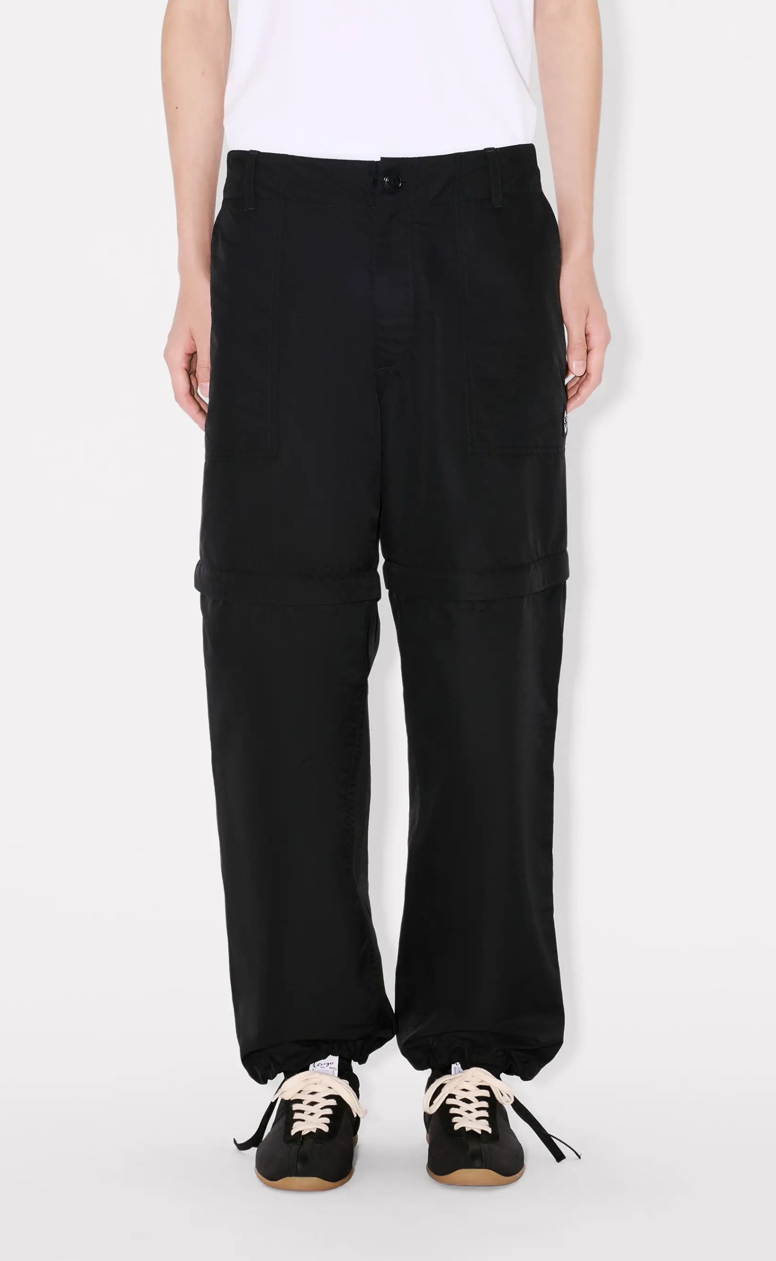 BOKE FLOWER 2.0 TECHNICAL BLACK PANTS