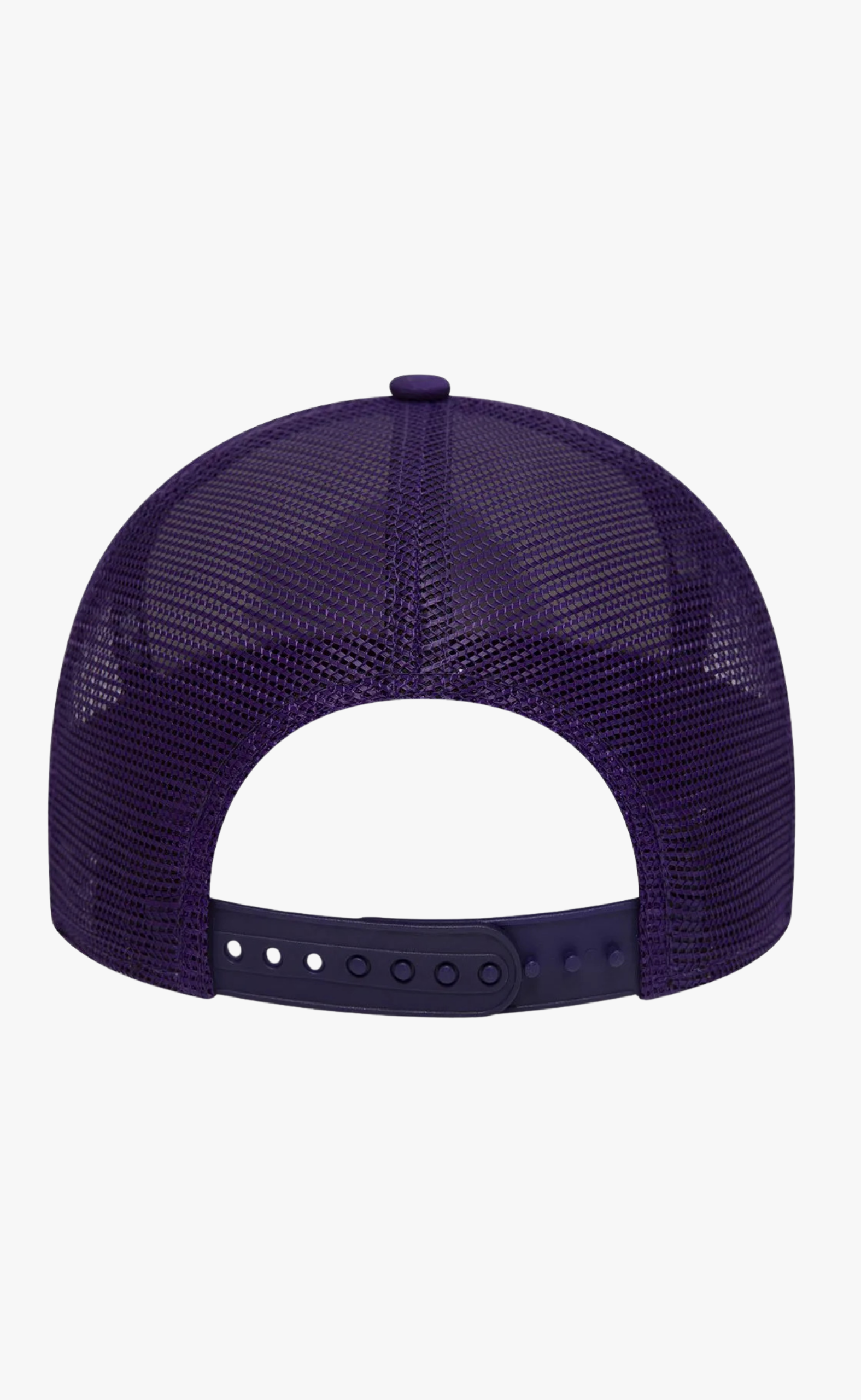 TEAM COLOUR BLOCK TRUCKER PURPLE HAT