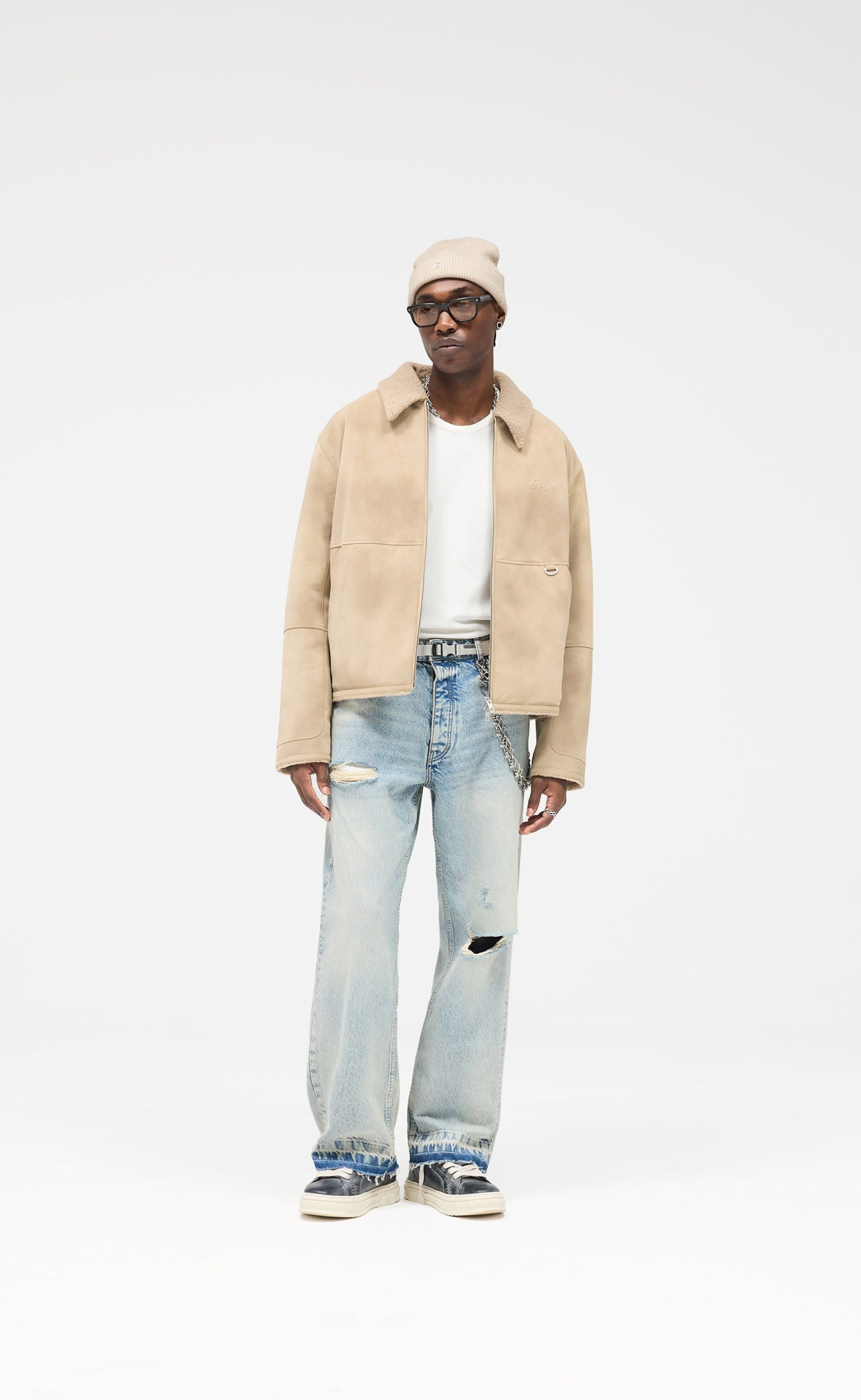 SHEARLING CAFE JACKET